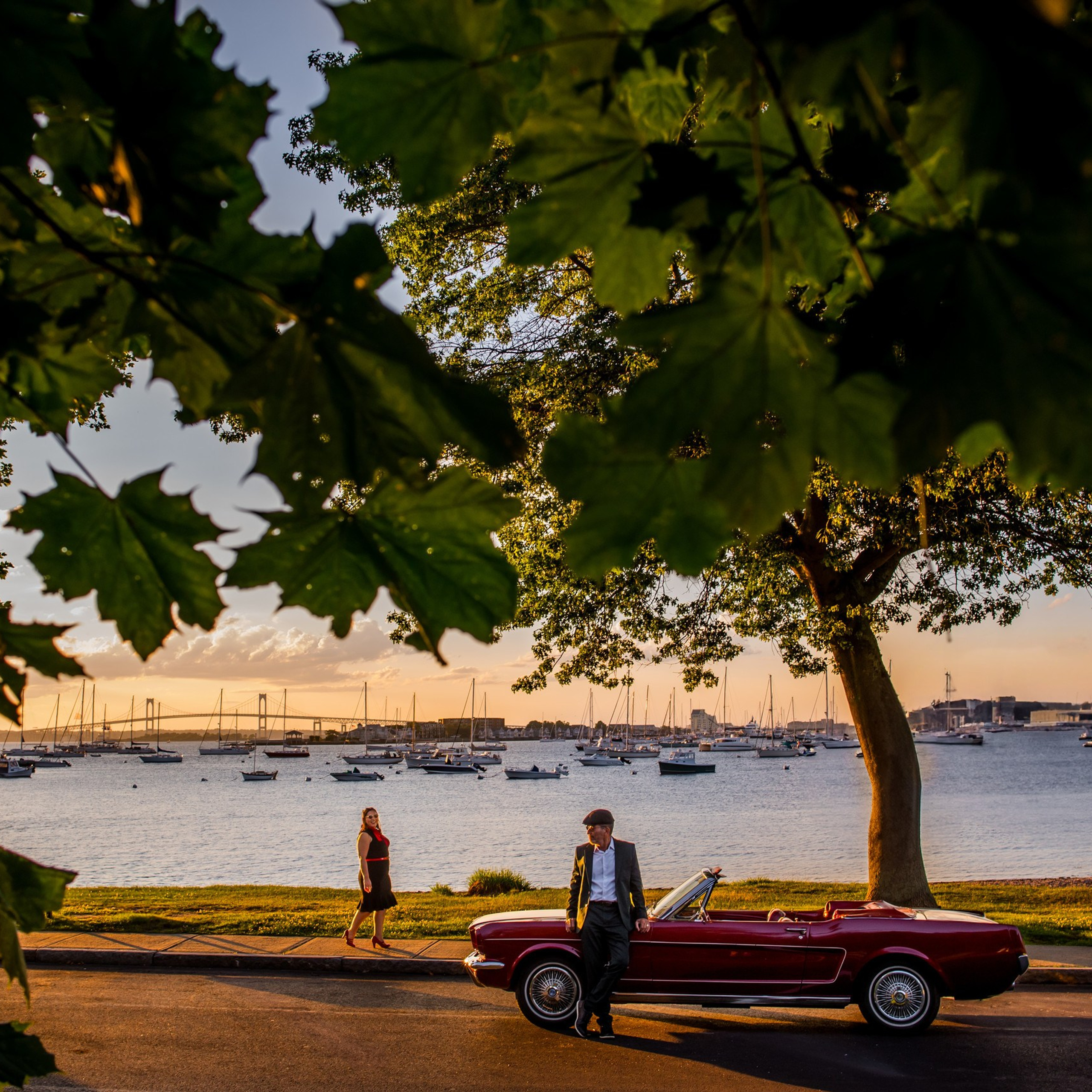 Celebrating a&nbsp;Decade of&nbsp;Love: Mary and Robson’s Photoshoot in&nbsp;Newport, RI