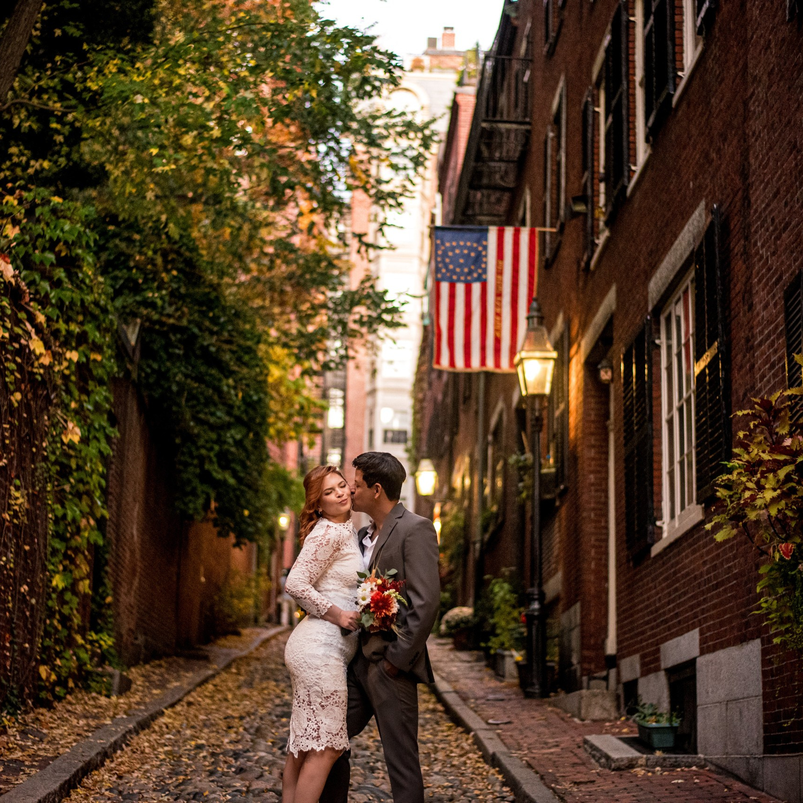 Love Captured: Selma and Fran’s Boston Photoshoot at&nbsp;Public Garden and Acorn Street