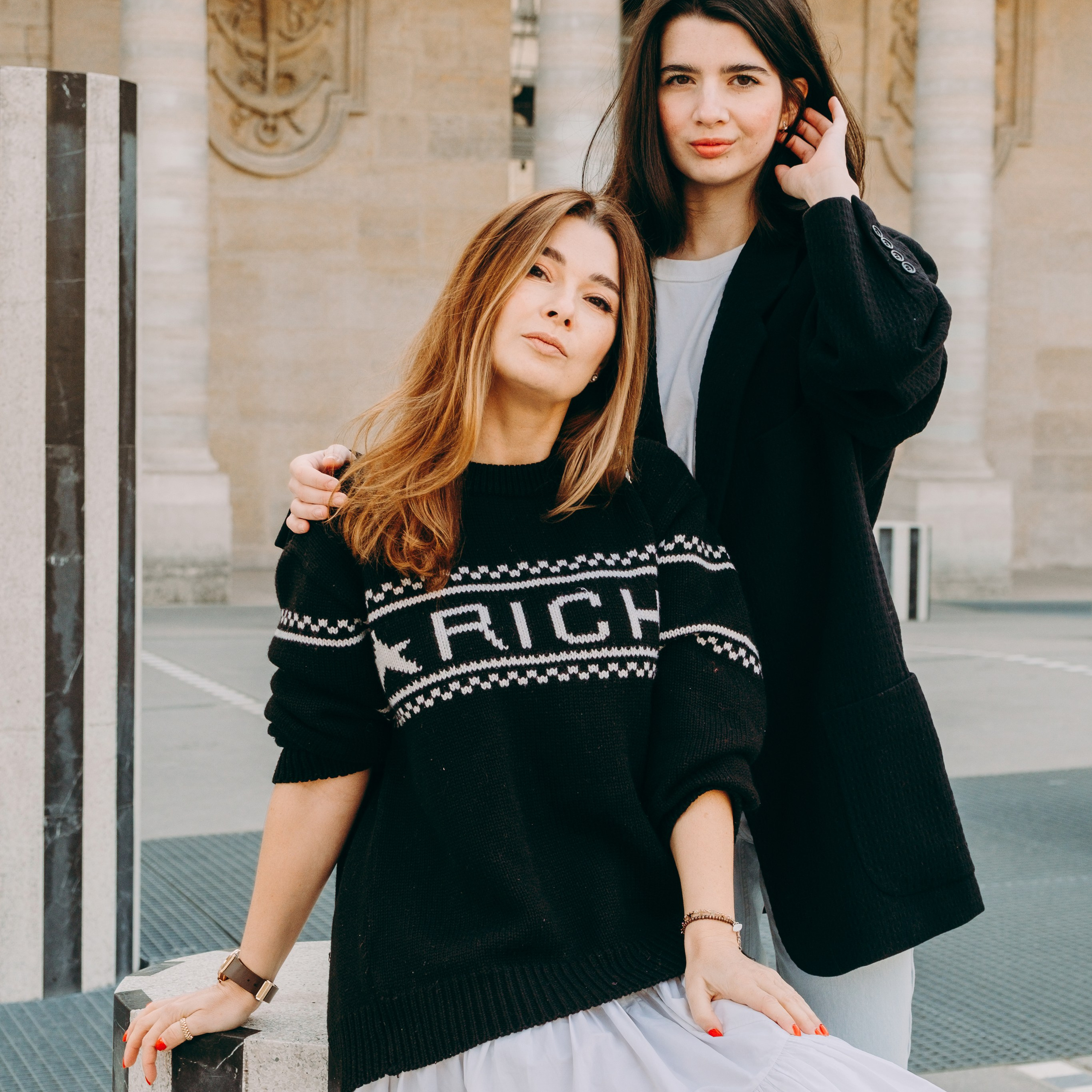 Julia with her adult daughter