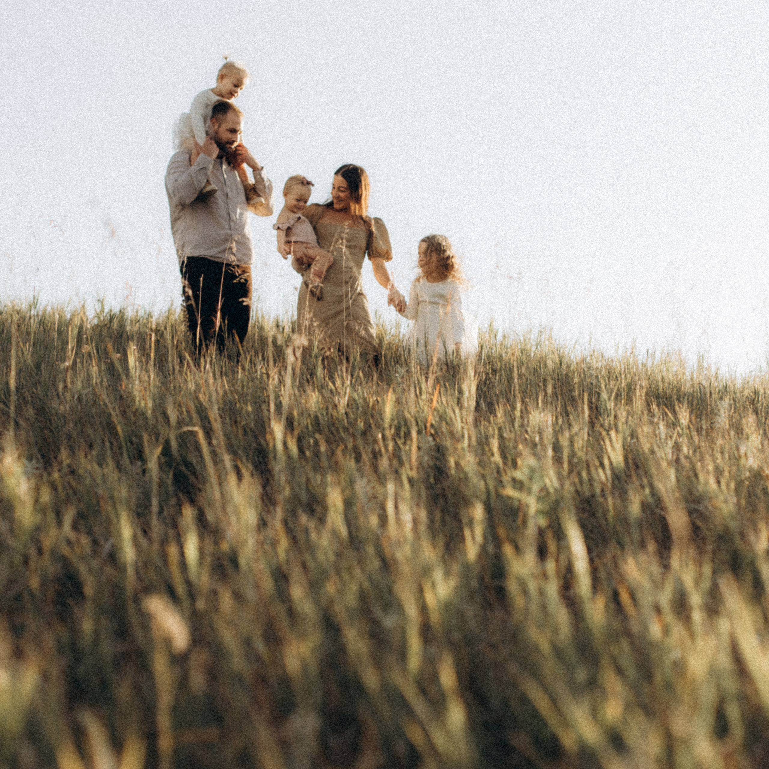 Dustin, Melissa and their sweet little princesses