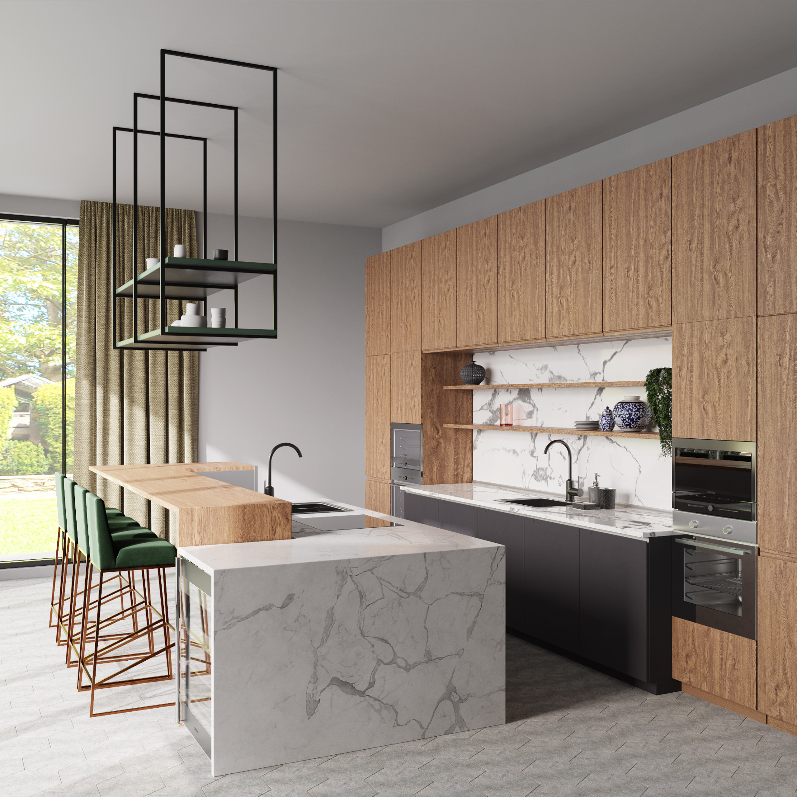 KITCHEN. 3D visualization