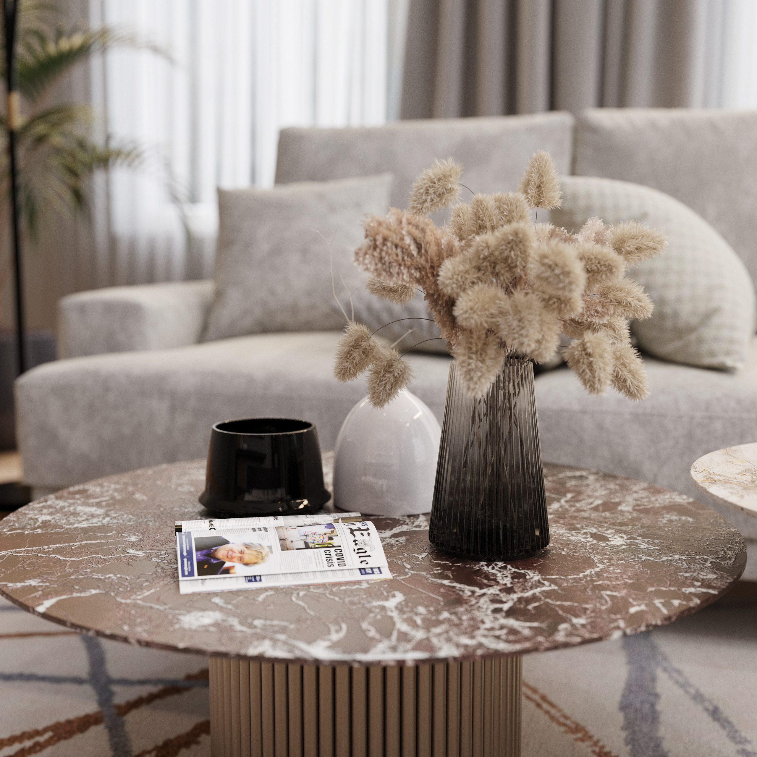 LIVING ROOM. 3D visualization