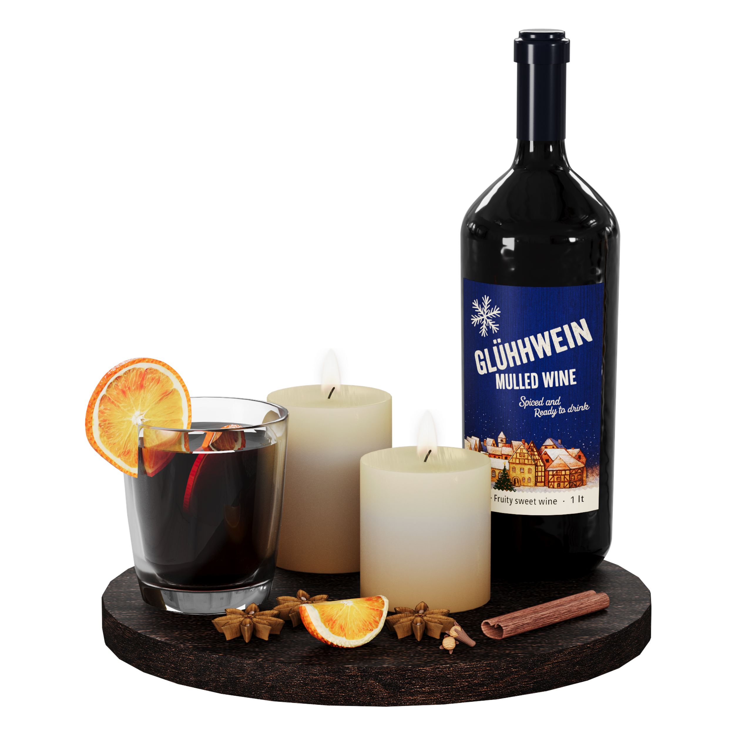 Декор для кухни, гостиной. 3D visualization