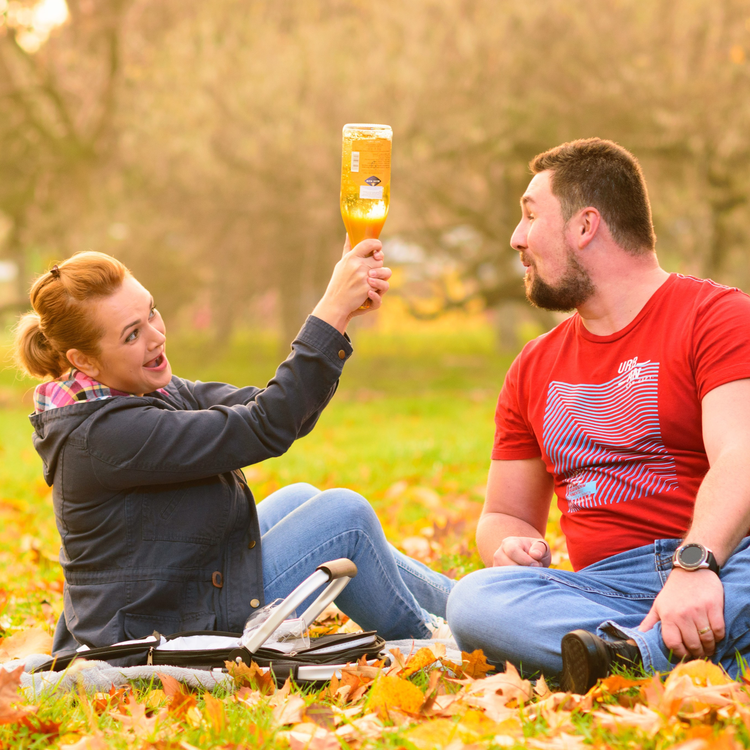 Family photo session in the Park