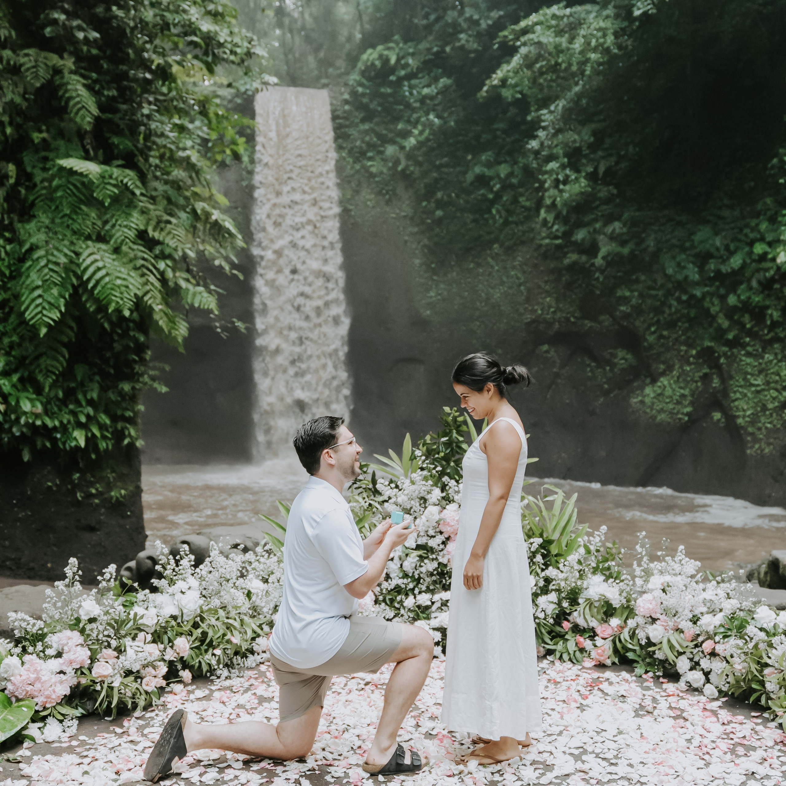 Marriage Proposal at Tibumana Waterfall