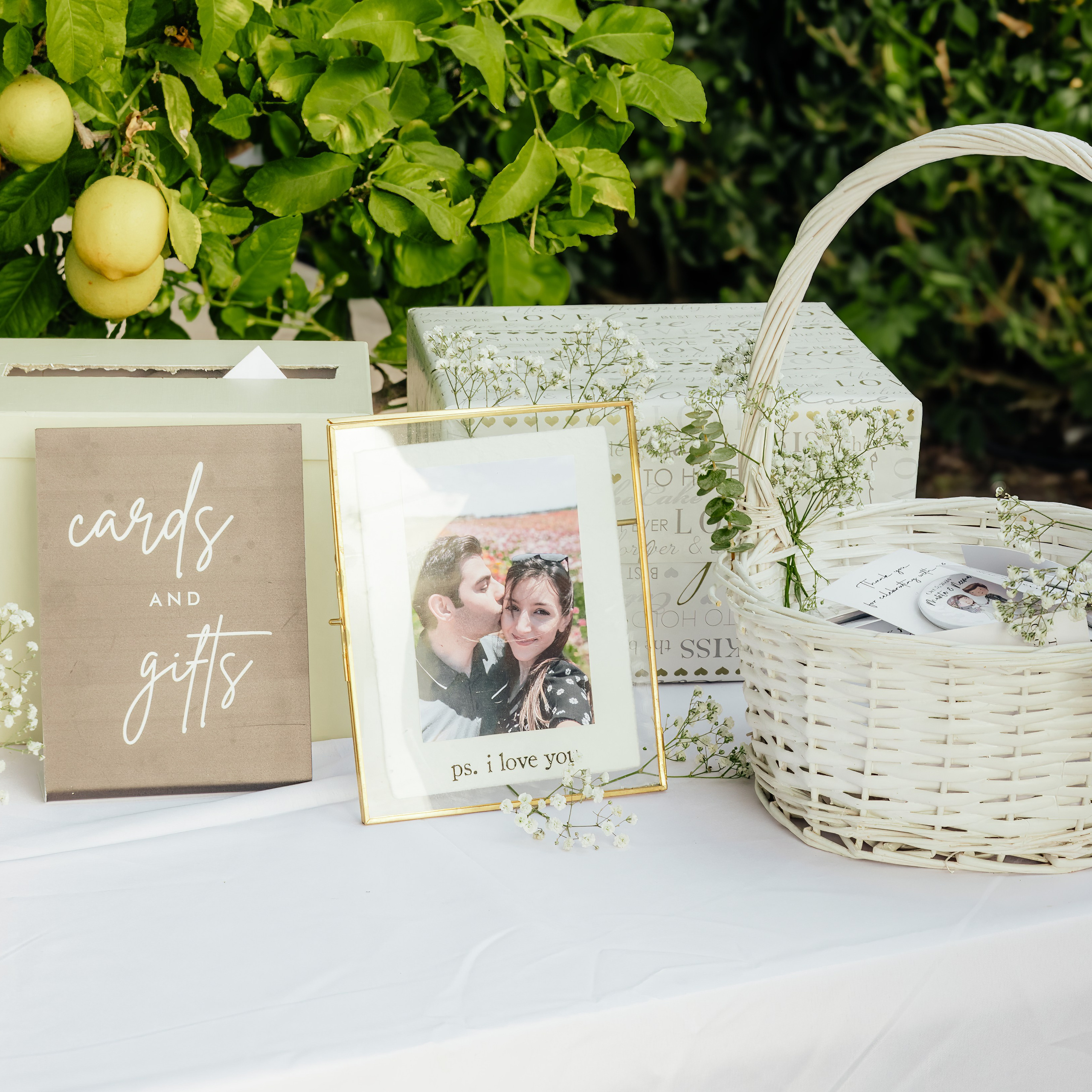 Close-up of wedding table decorations at Chicago reception