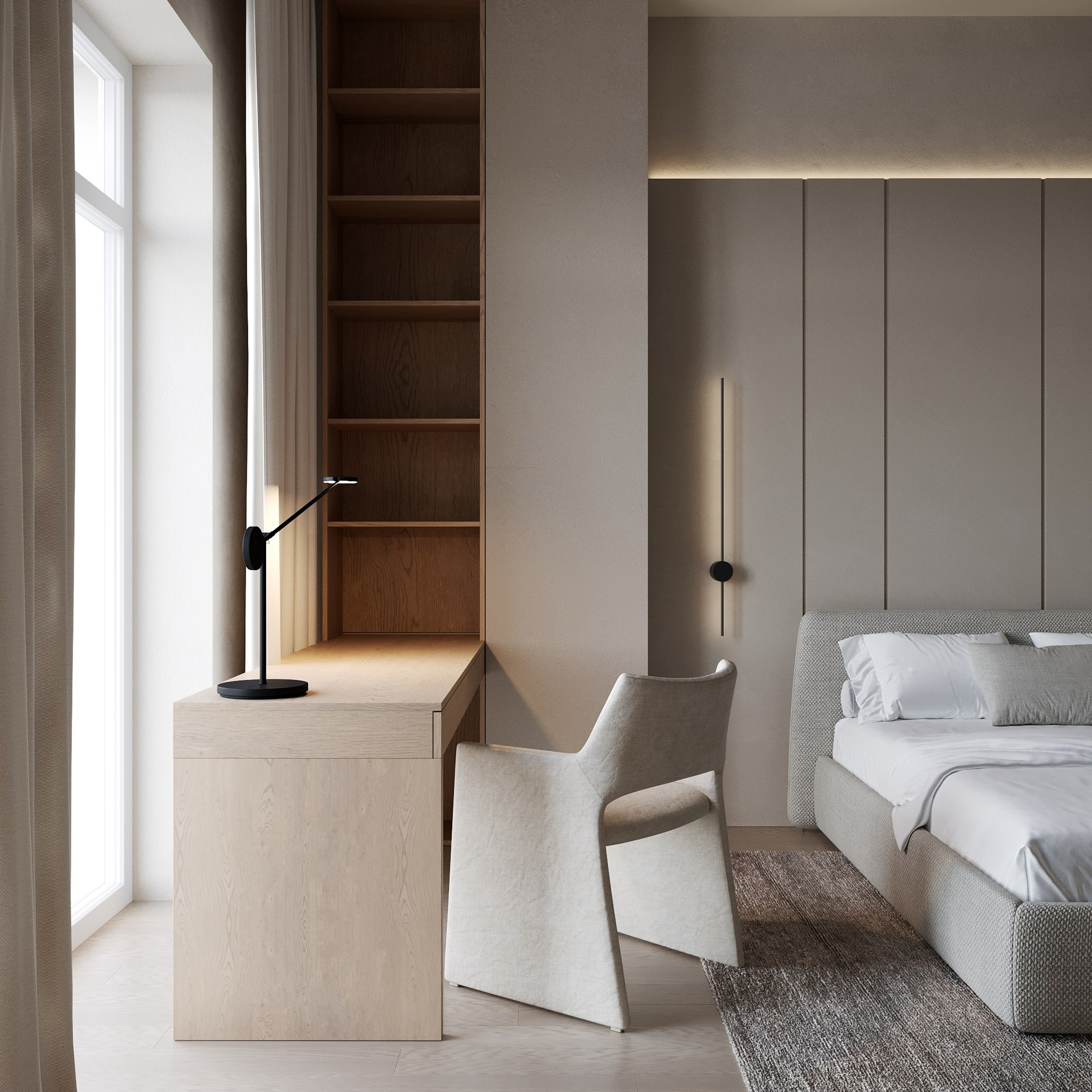 Minimalistic children’s room / Personal project