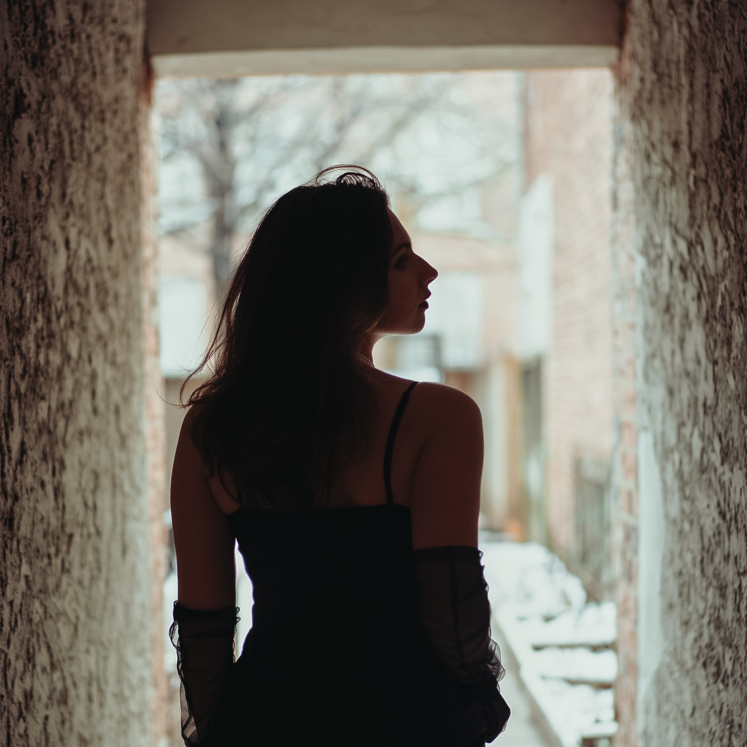 Photo shoot in&nbsp;noir style