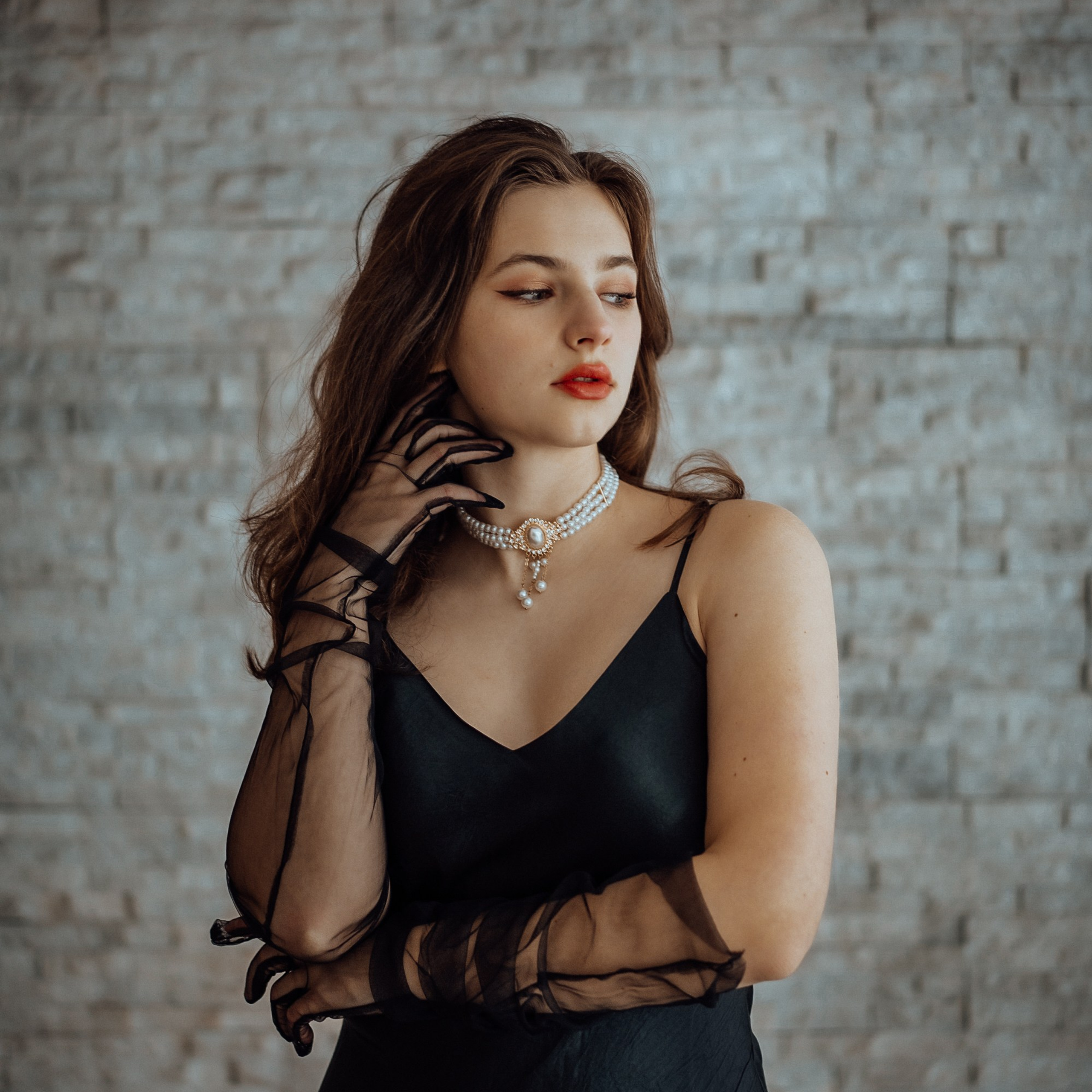 Photo shoot in&nbsp;noir style