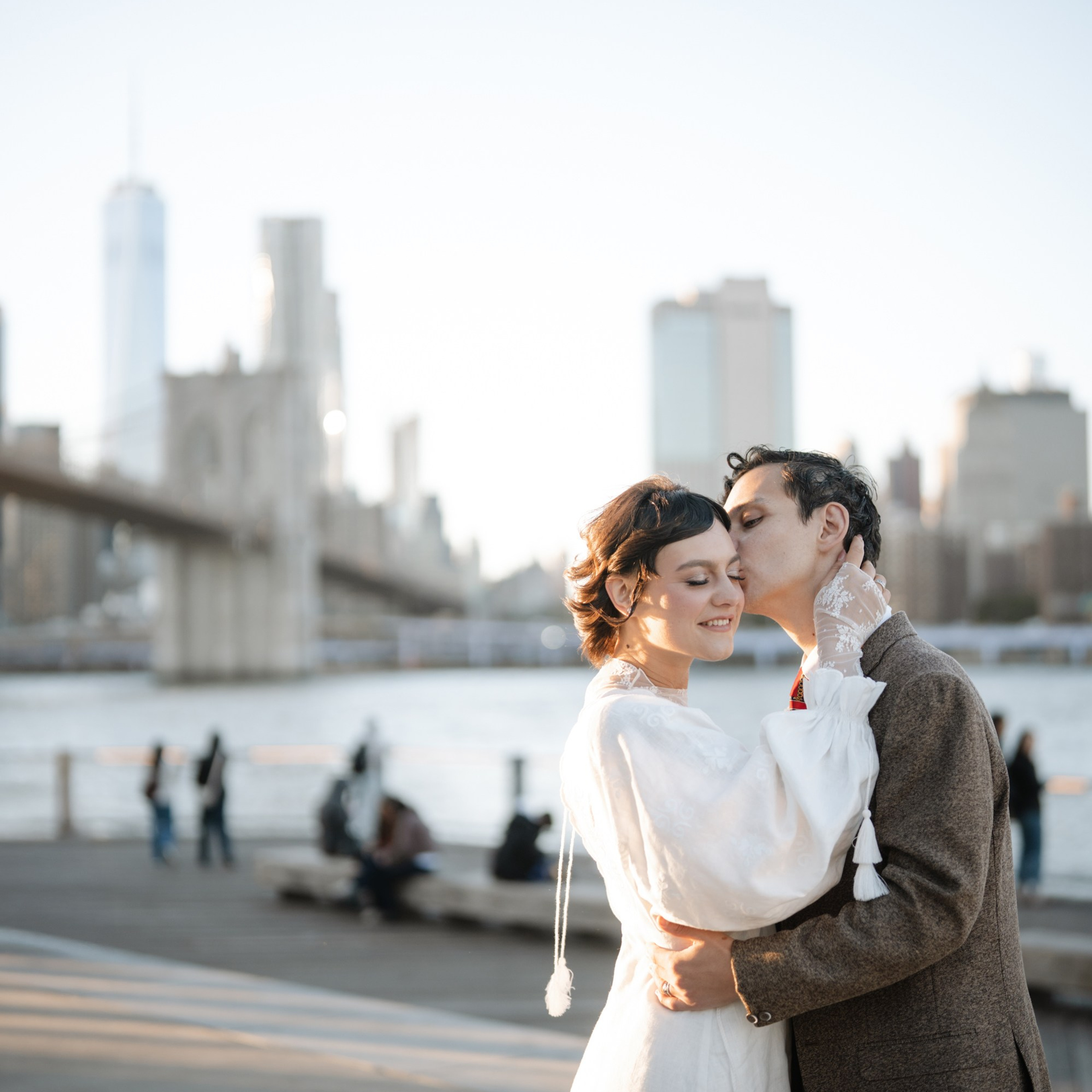 Wedding photo shoot in Dumbo, Brooklyn