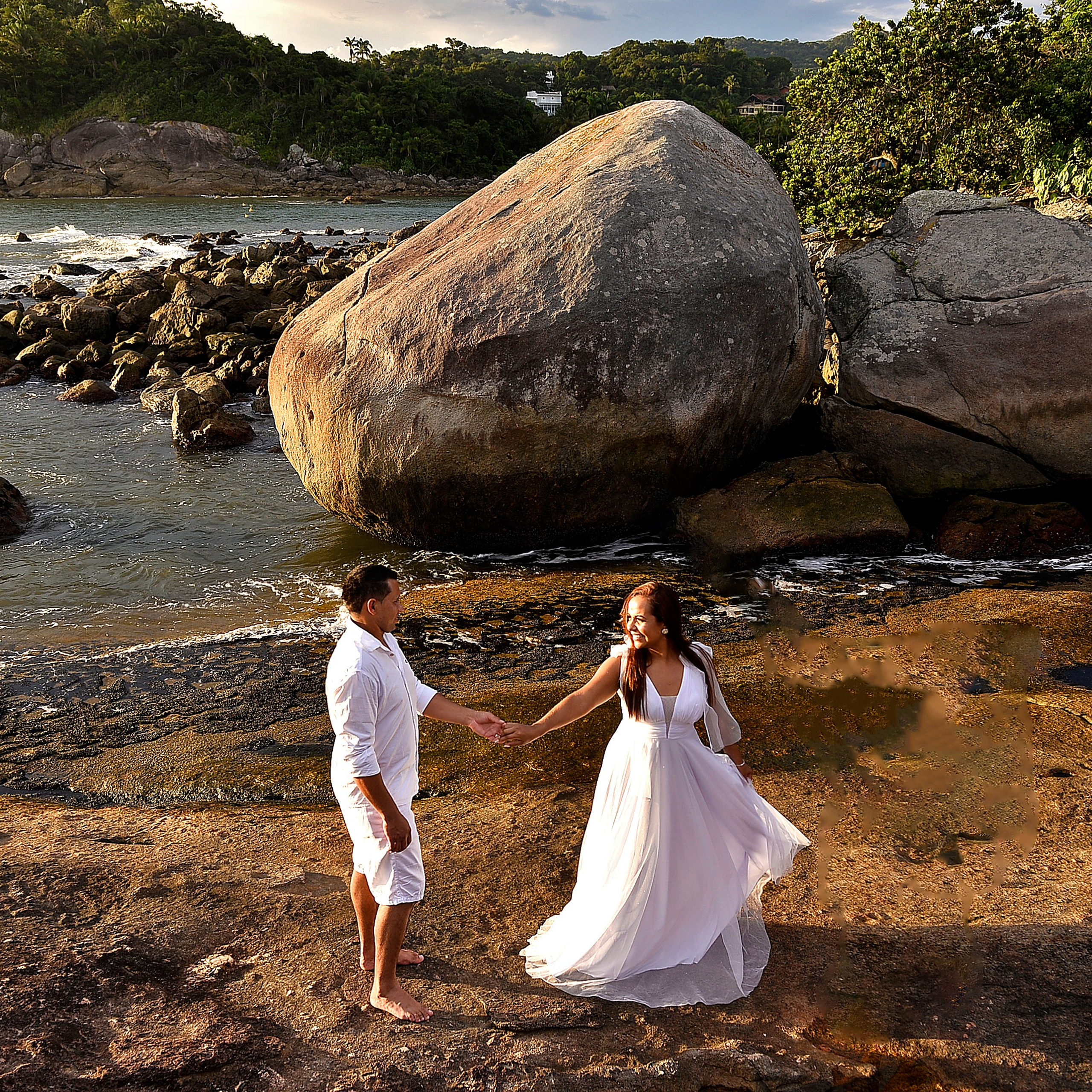 Valdene & Yasmim&nbsp;— Praia das Conchas, Guarujá