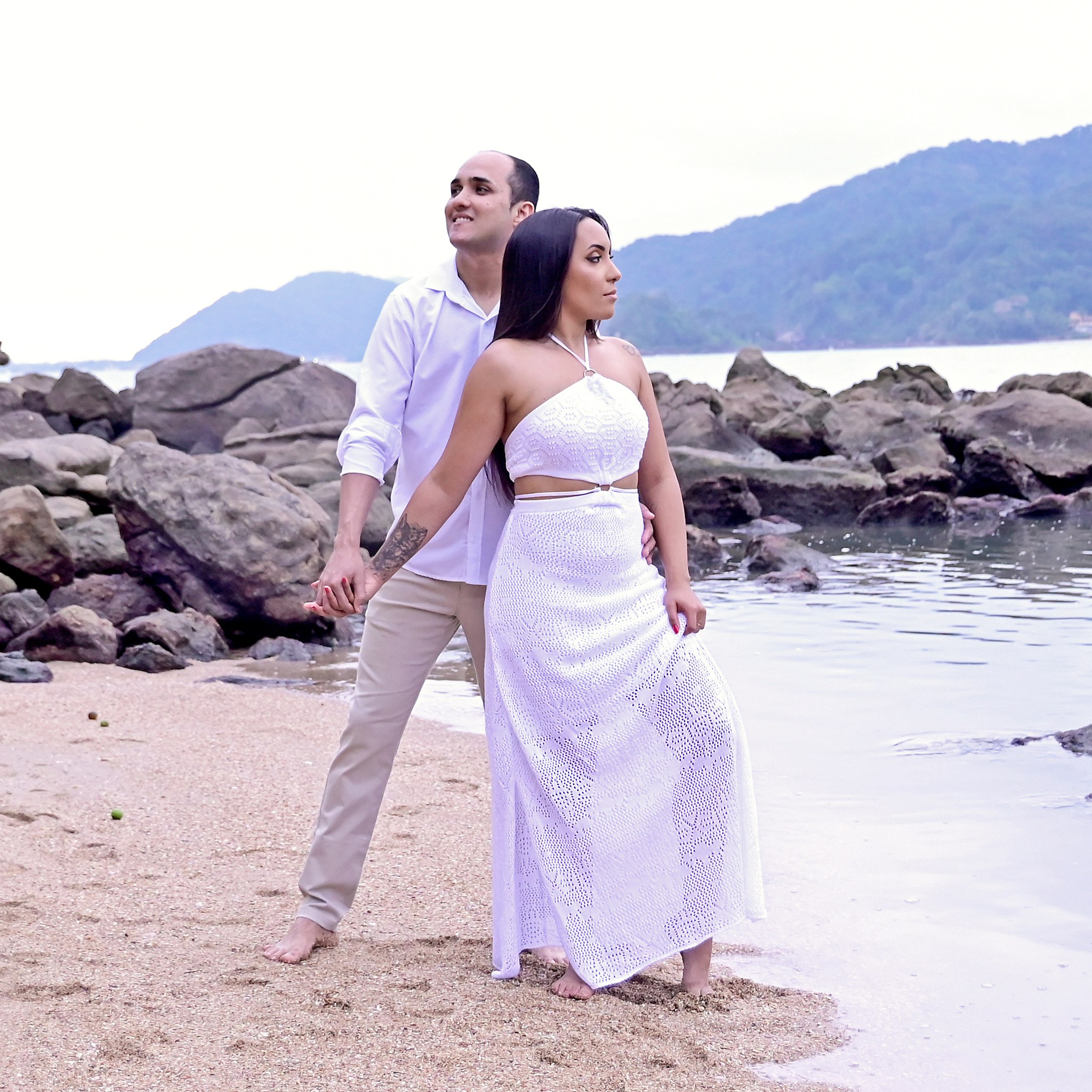 Débora & Douglas&nbsp;— Praia das Conchas, Guarujá