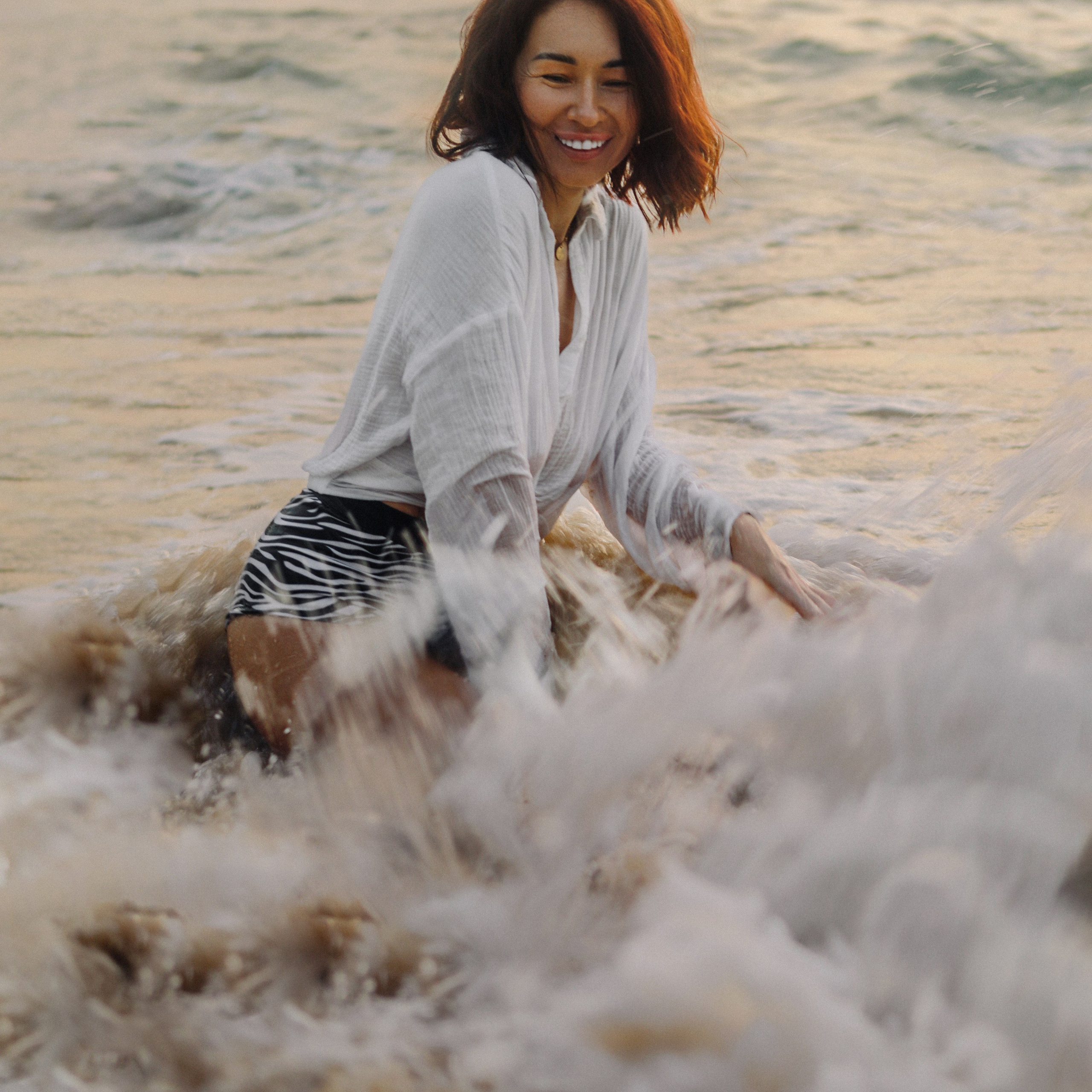 Фотограф в Алании на закате 