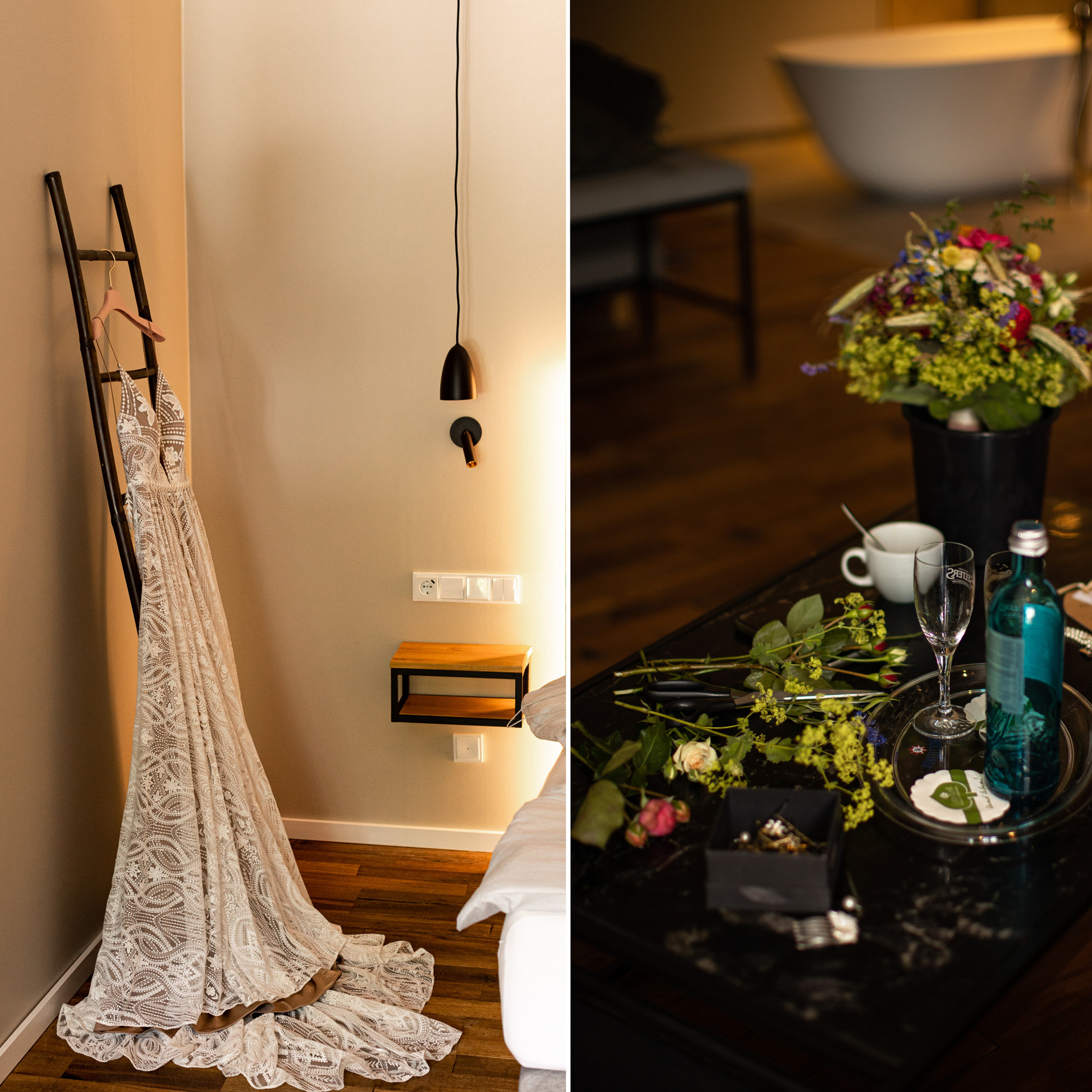 Brautshooting, Brautportraits, Details bei der Hochzeitsreportage, Wedding Photograph, Hochzeit im Hotel Zum Freden, Details, Bad Iburg