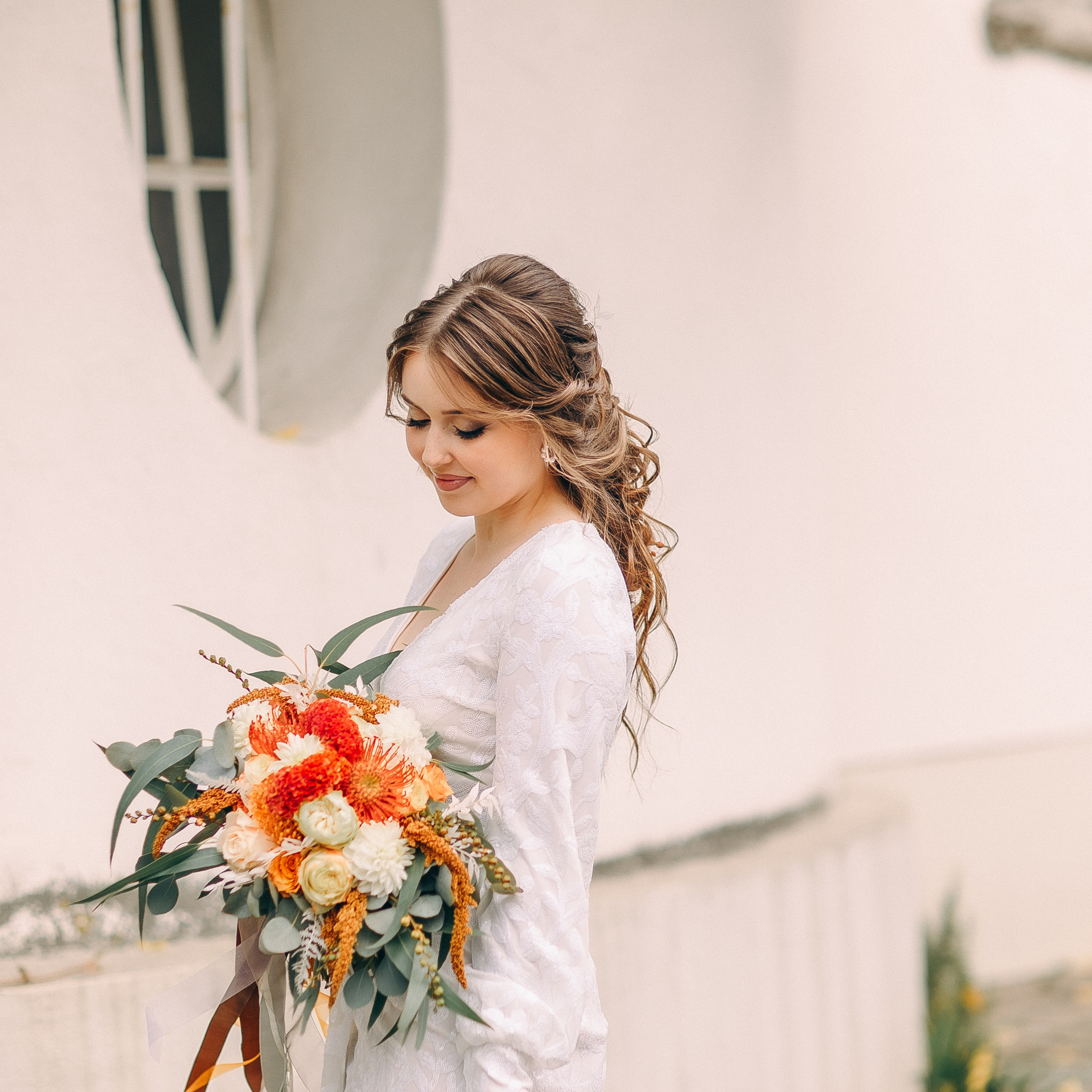Hochzeit in Osnabrück, Hochzeitsreportage in der Stadt, Fotograf Osnabrück, Brautportrait im Villenviertel, Weststadt, Osnabrück