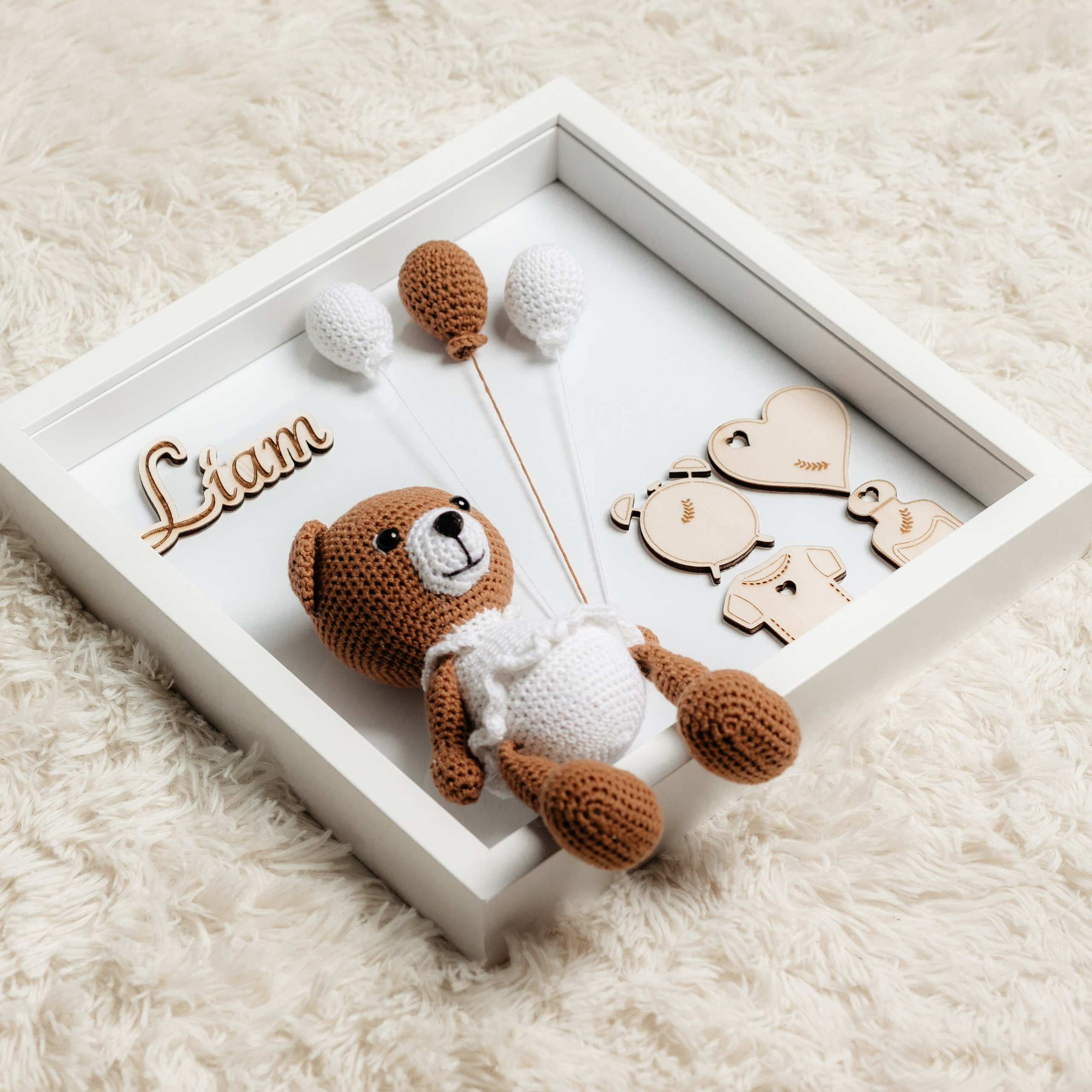 Ramă personalizată pentru nou-născuți