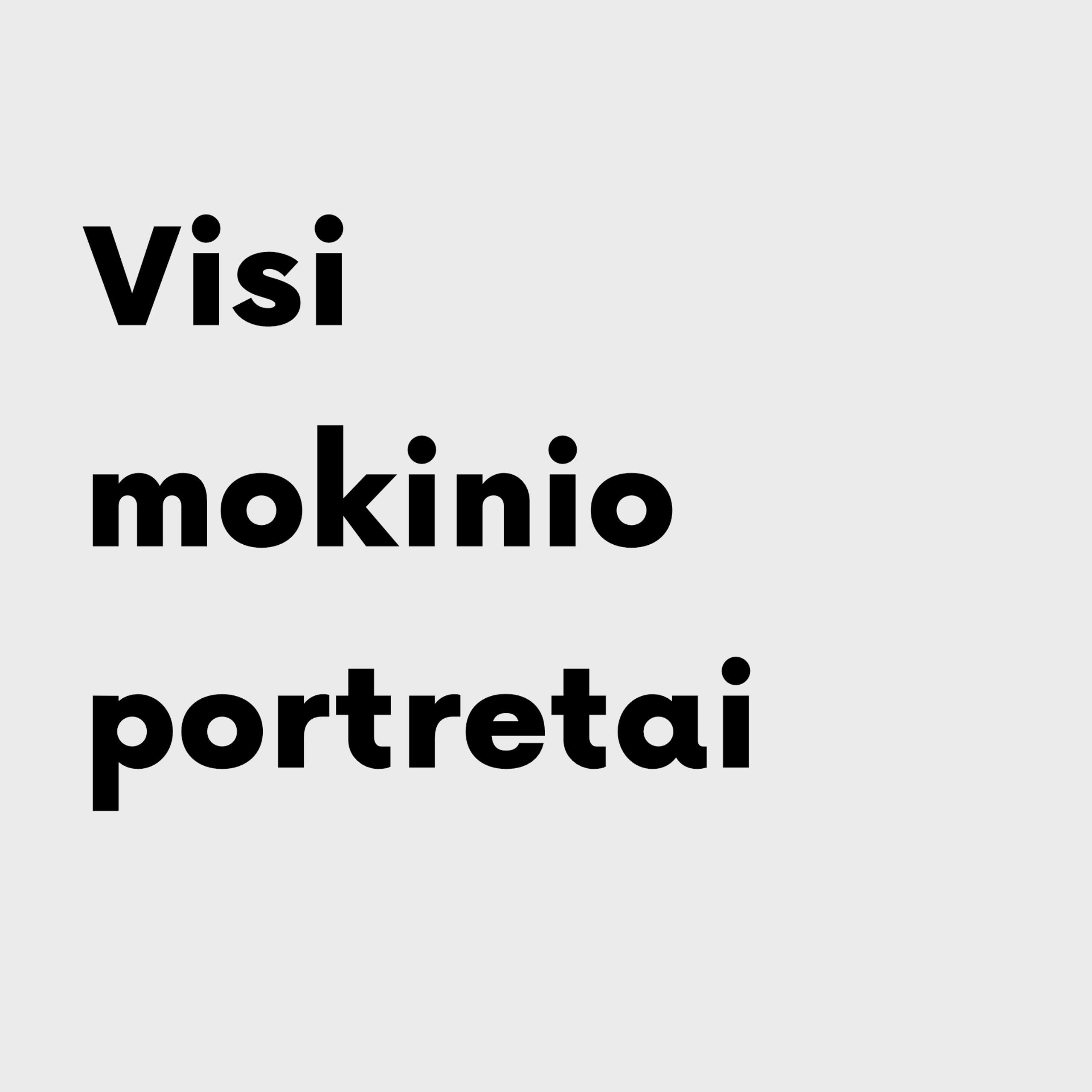 Visi mokinio portretai