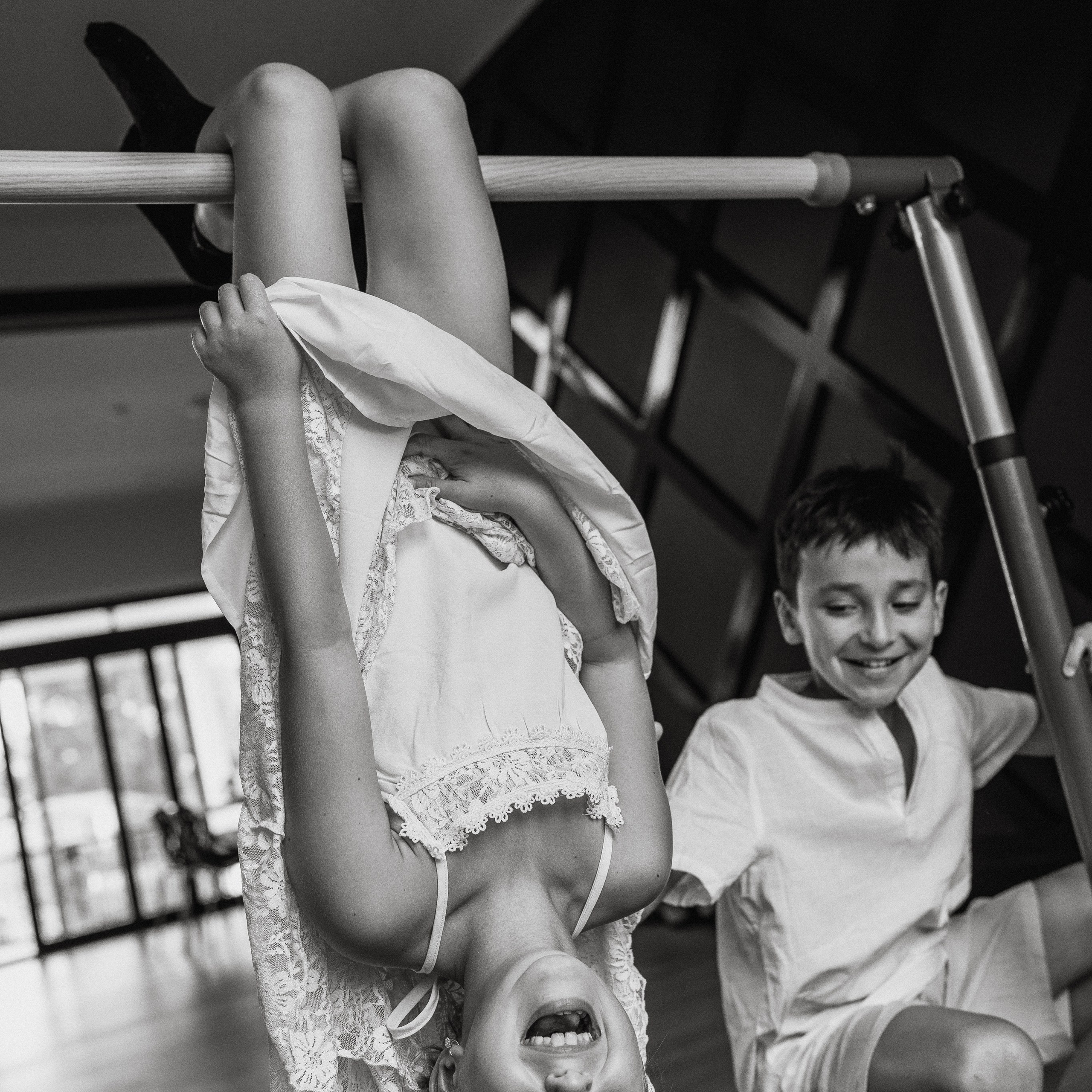 Boris, Lubov, Fiona, Donald, Dylan. At home