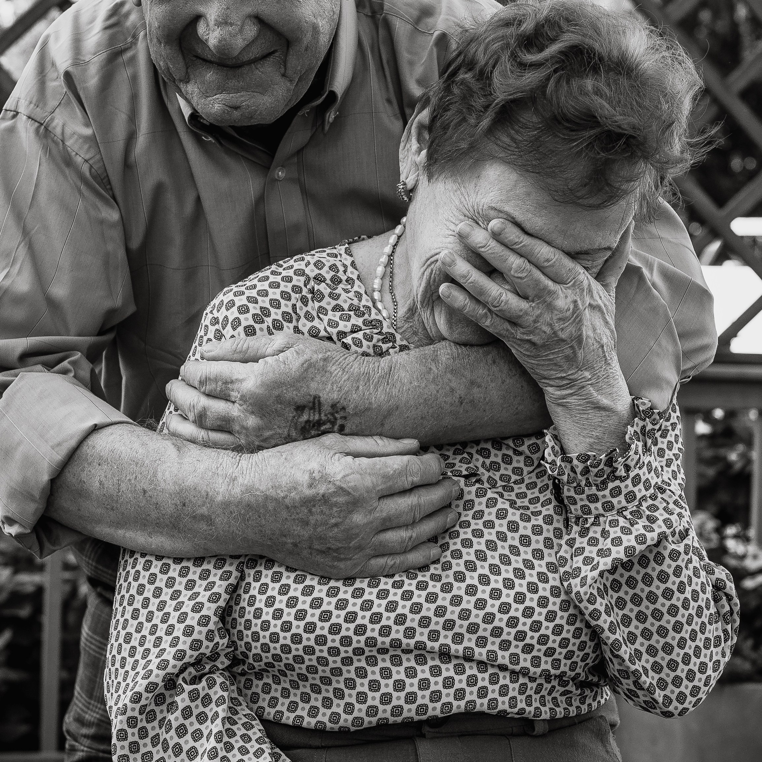 Big happy family. At home