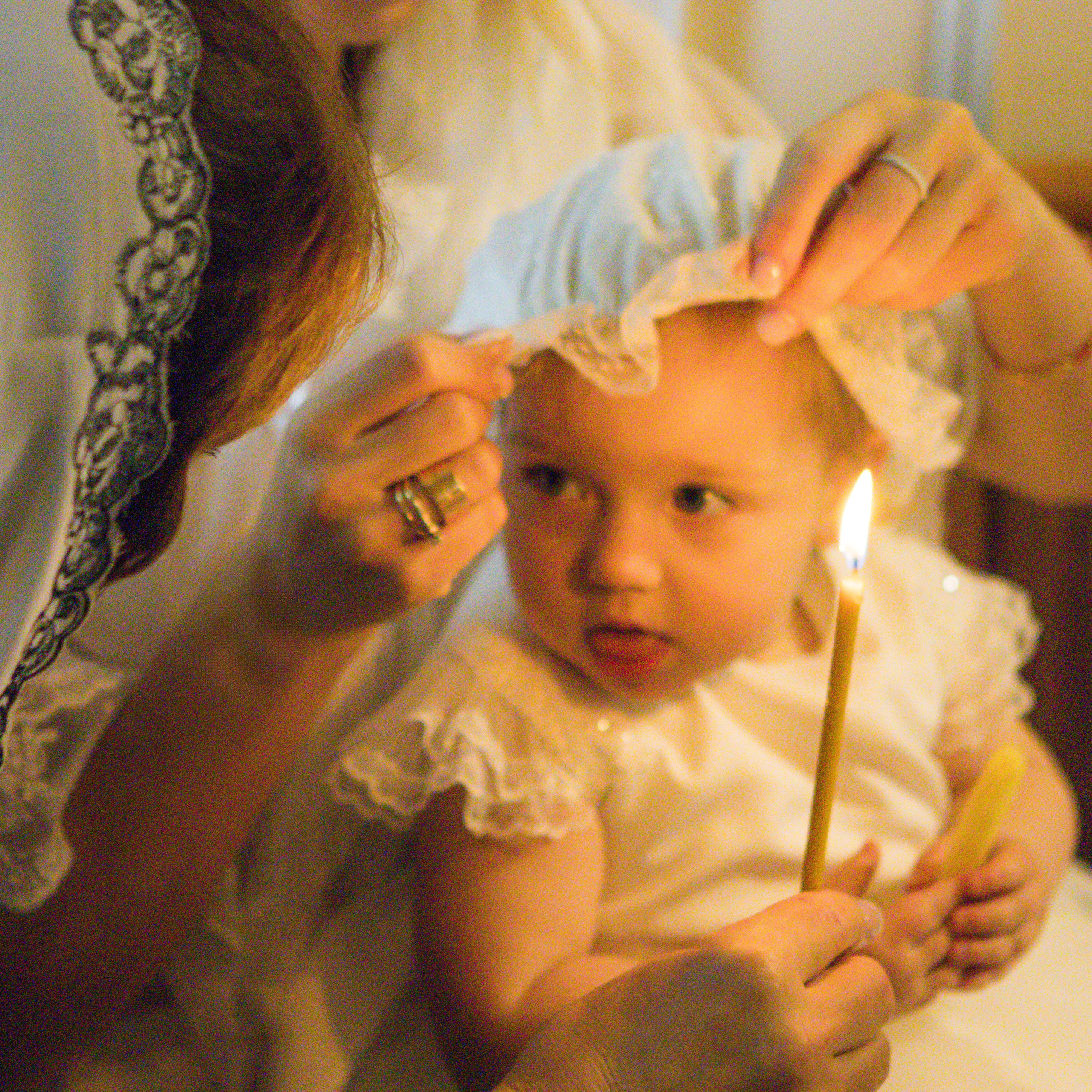 The sacrament of Milana Christening