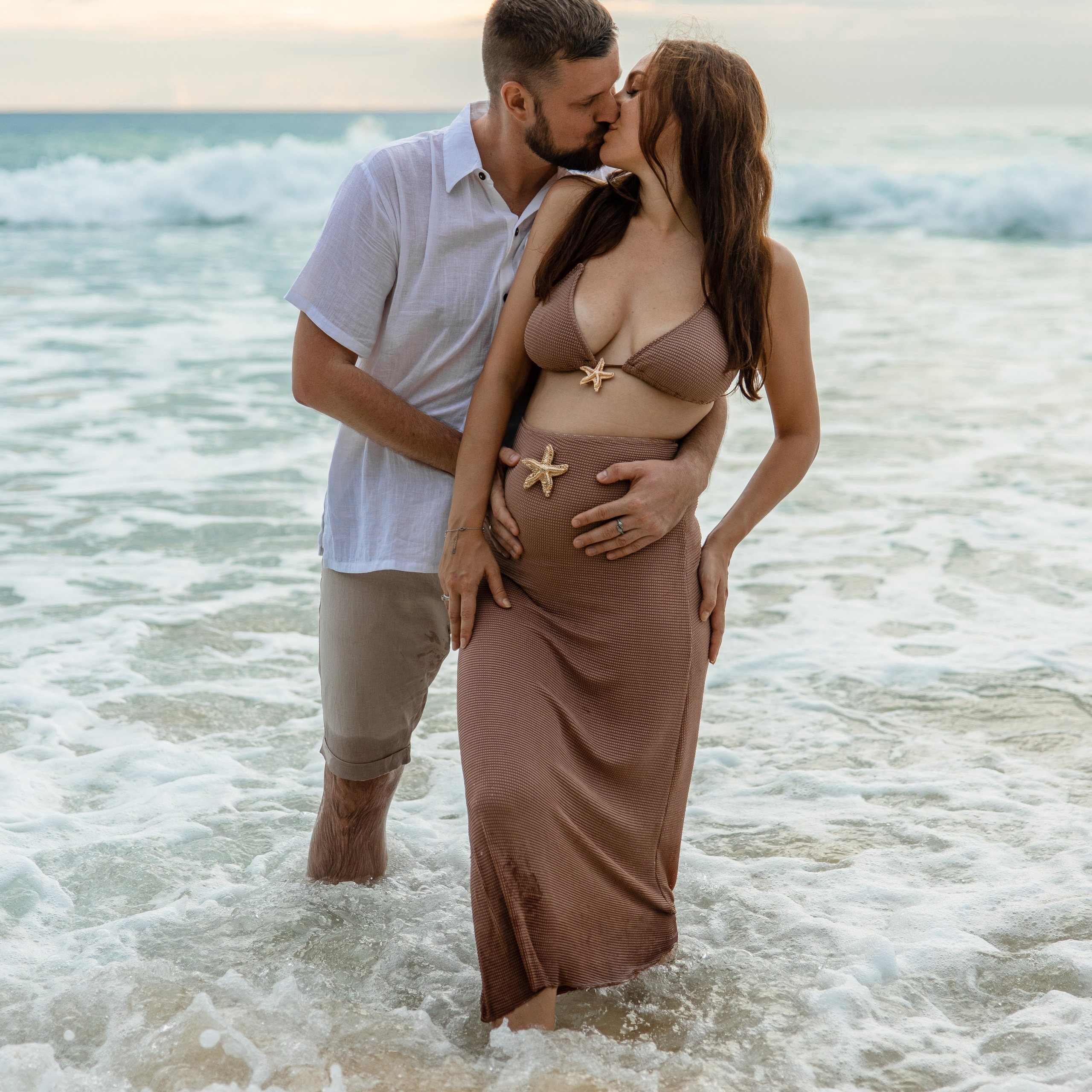 Maternity Beach Photoshoot at Naithon Beach Phuket — Olesya & Sasha