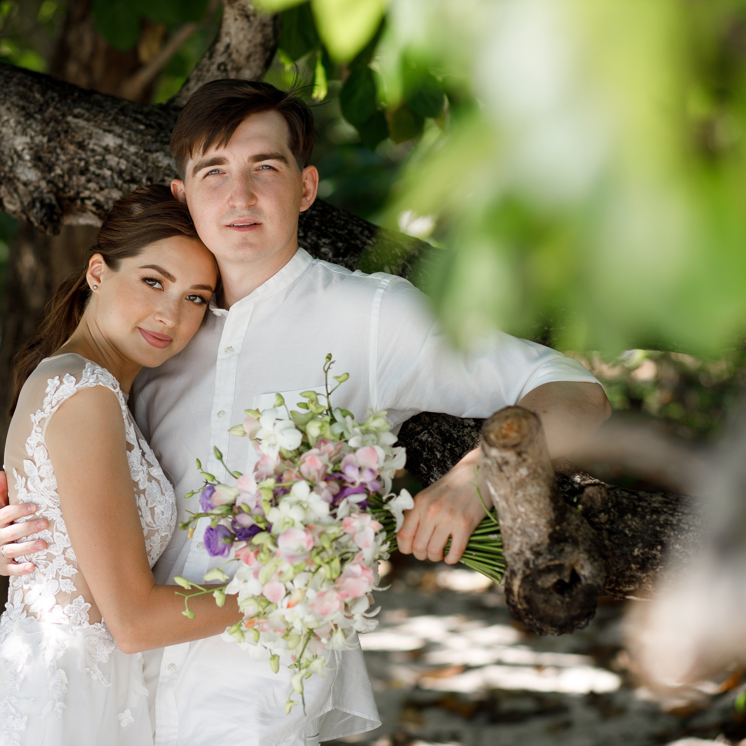 Wedding photo shoot on&nbsp;the uninhabited island of&nbsp;Phuket