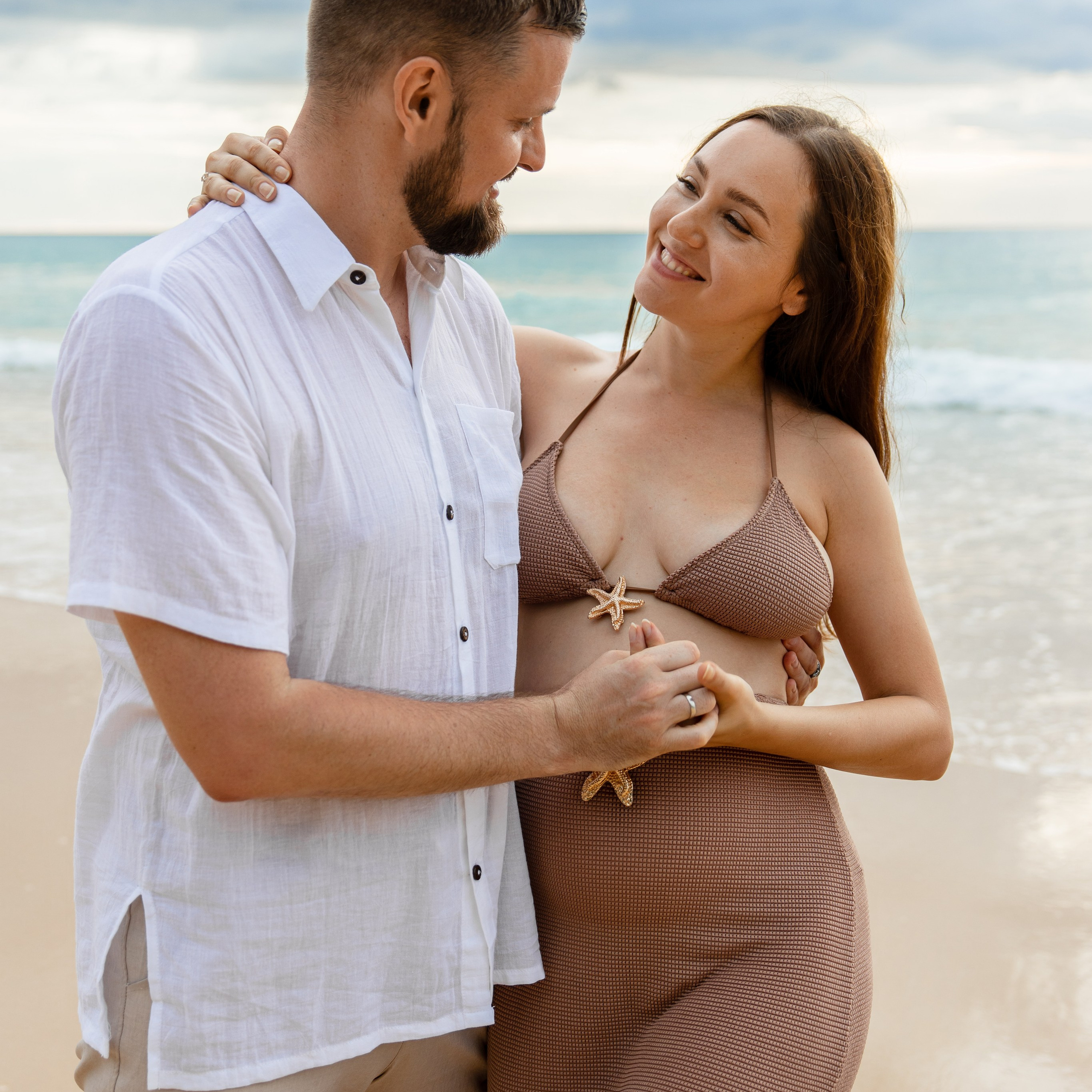 Maternity Beach Photoshoot at Naithon Beach Phuket — Olesya & Sasha