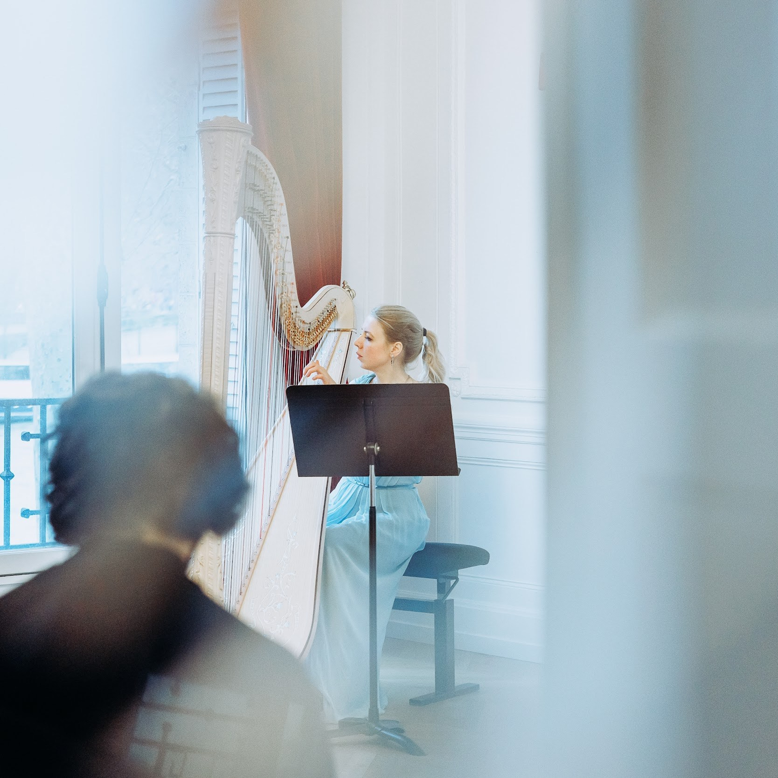 Concert de harpe. Photographe à Paris