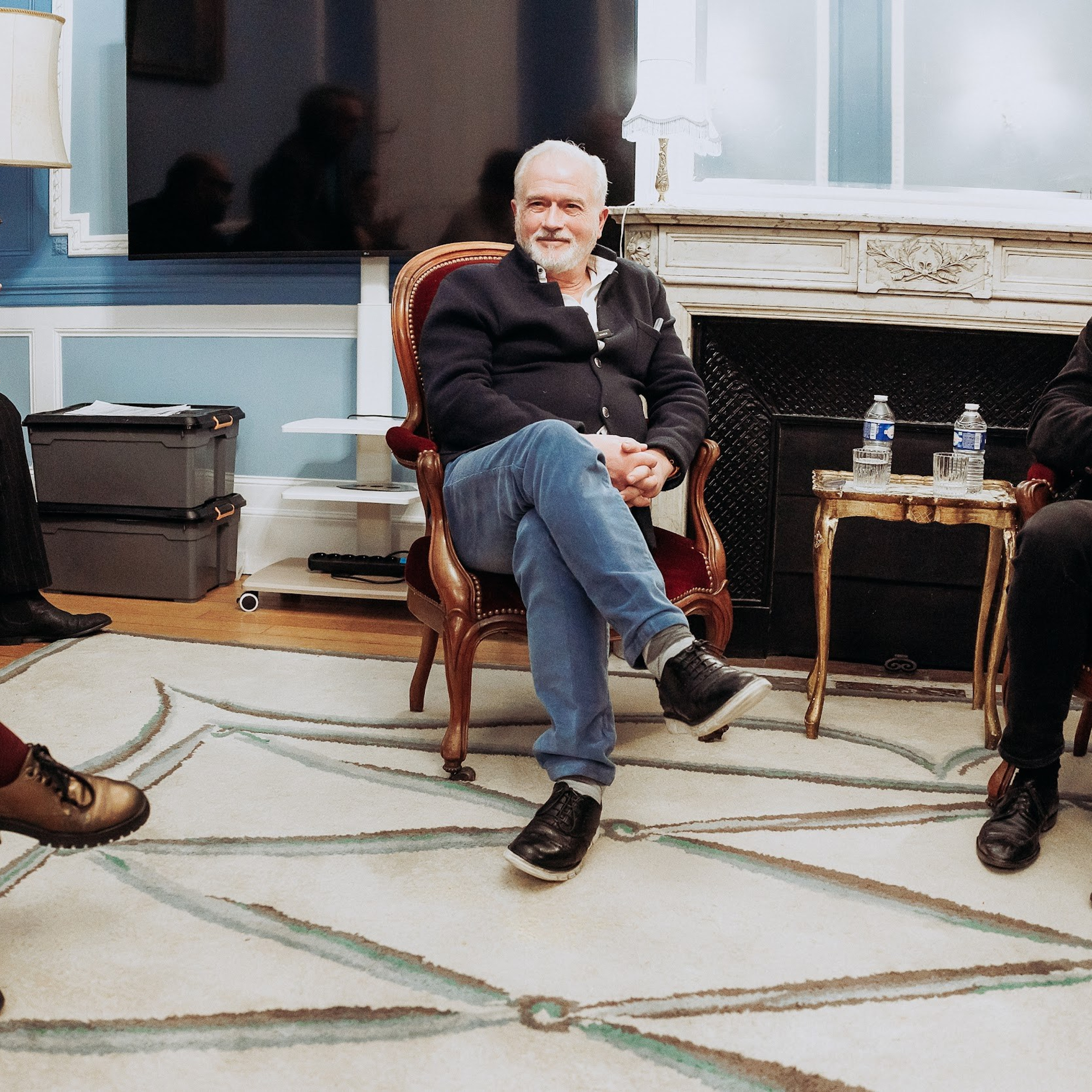 Michel Canesi à la présentation de son livre (éditions Plon). Photographe à Paris