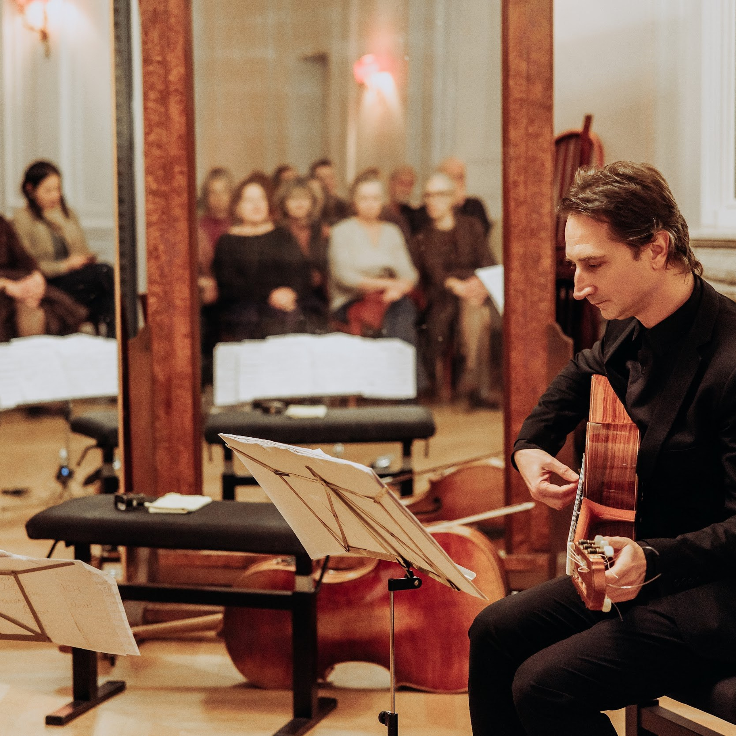 Guitare & cello paracelsus duo. Photographe à Paris