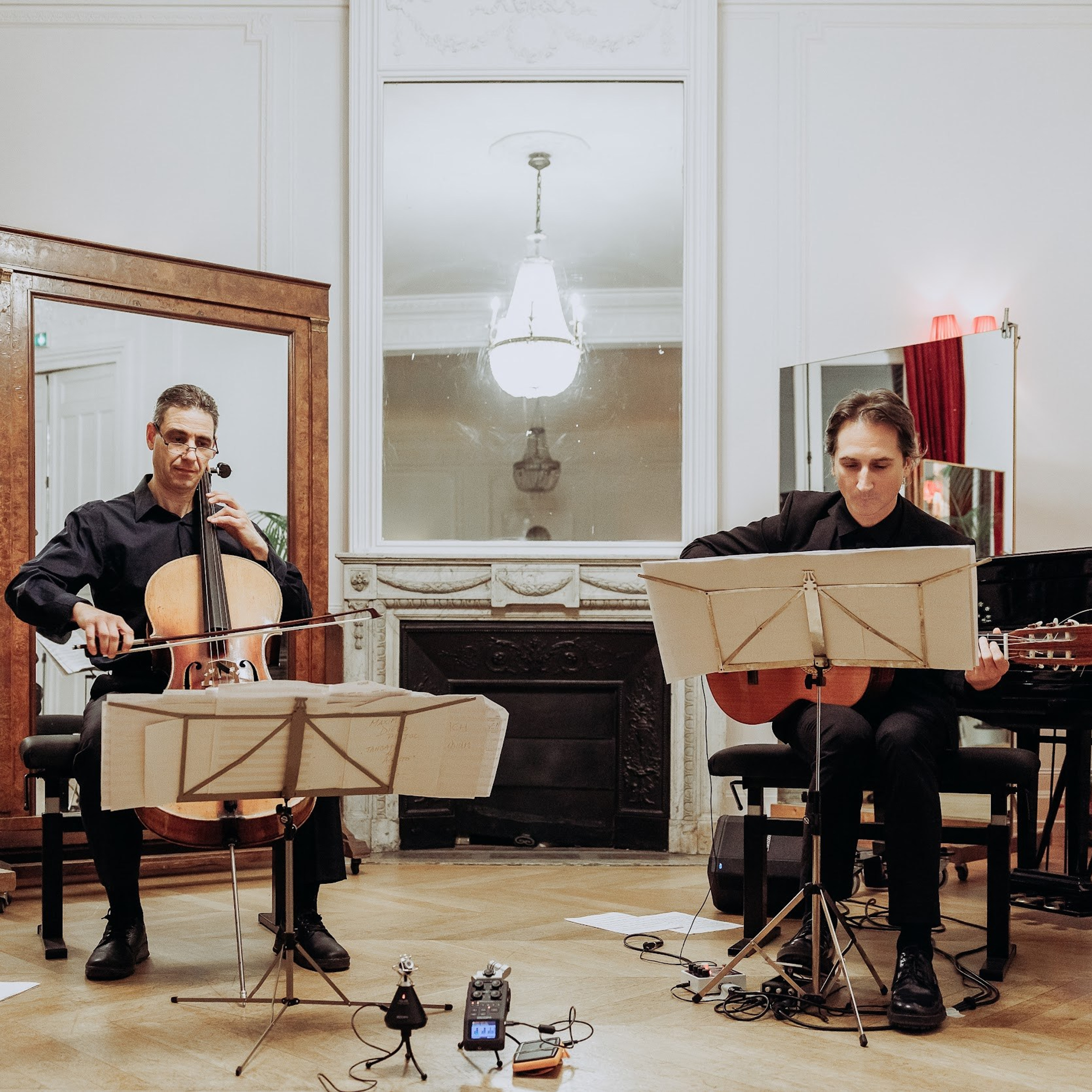 Guitare & cello paracelsus duo. Photographe à Paris