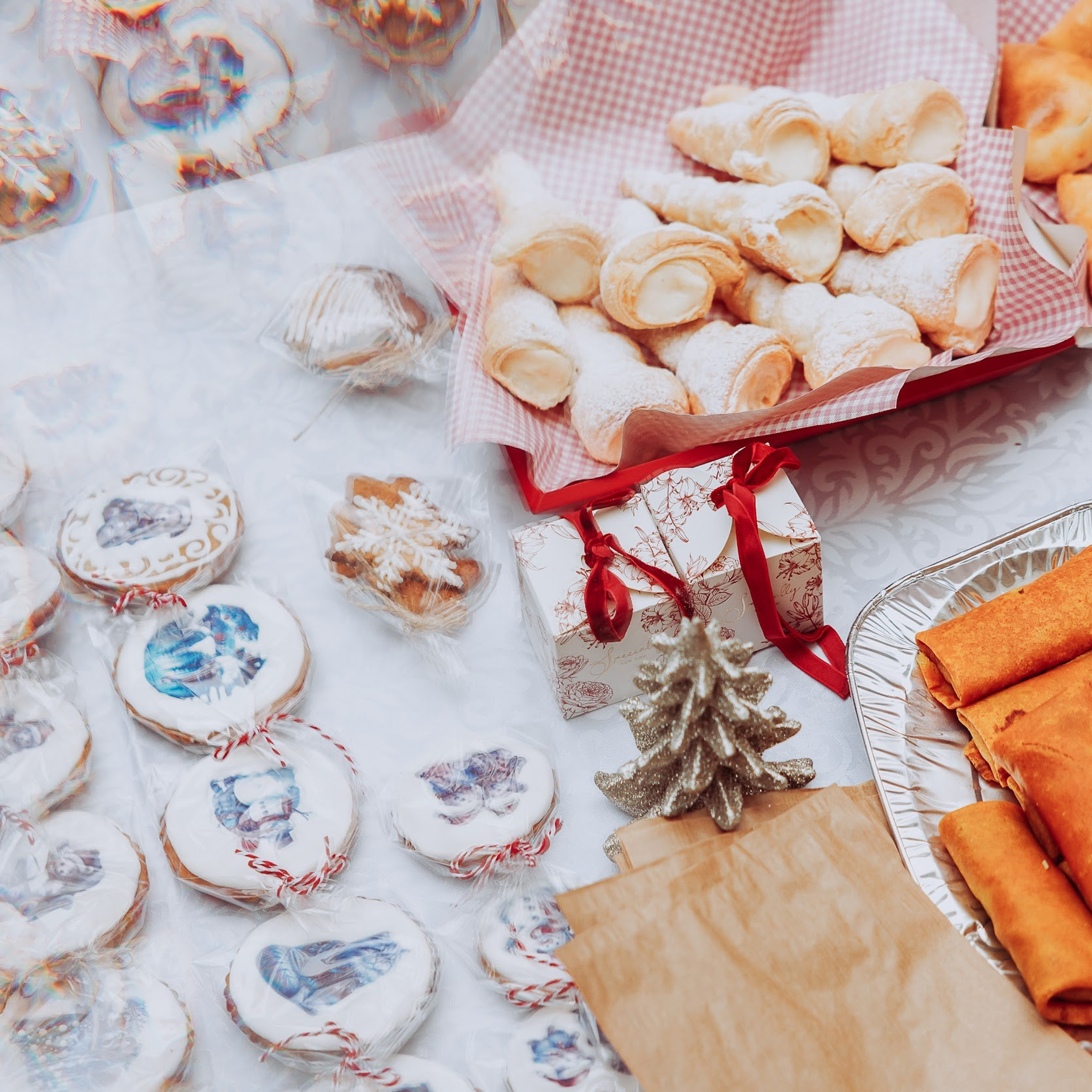 Un marché de Noël. Photographe à Paris
