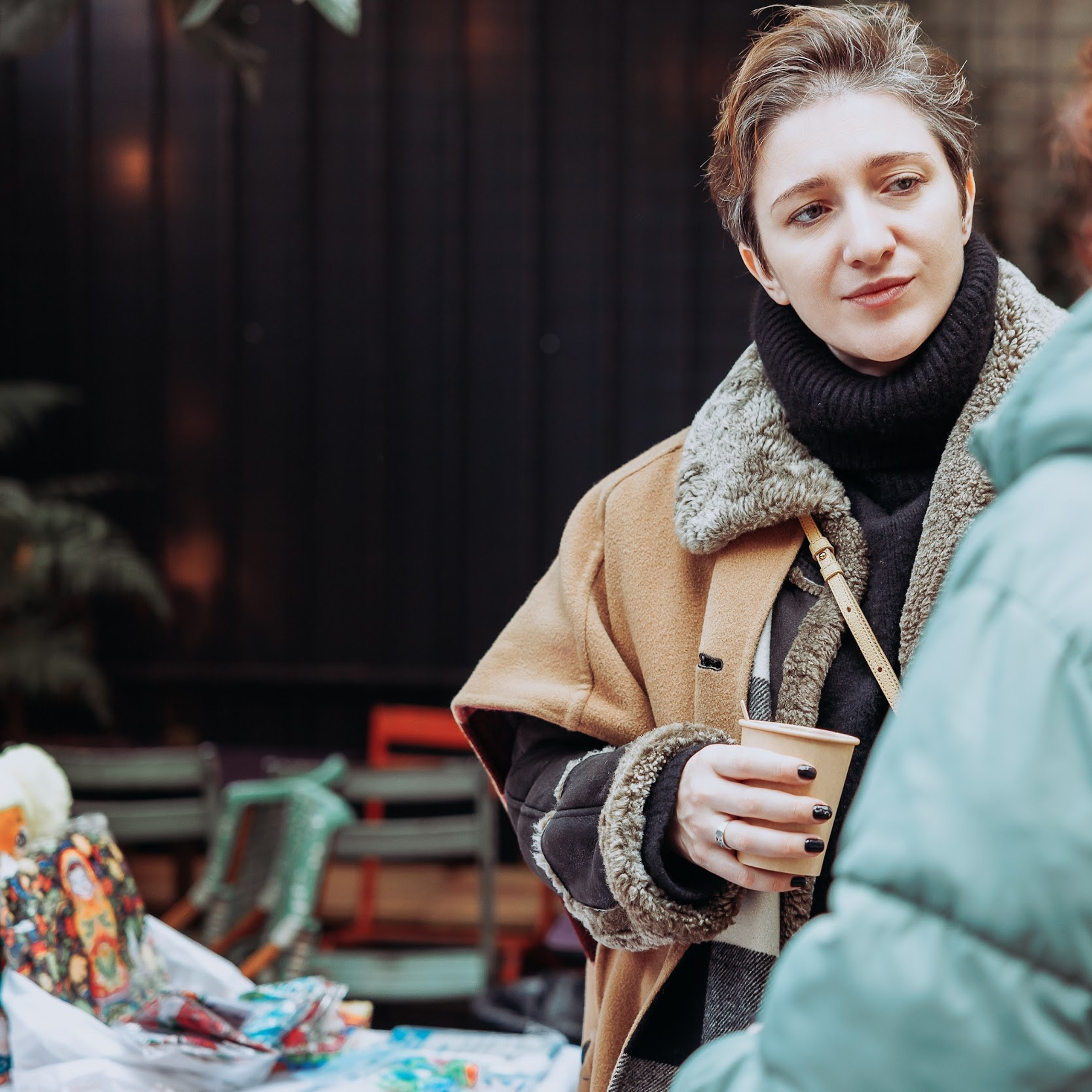 Un marché de Noël. Photographe à Paris