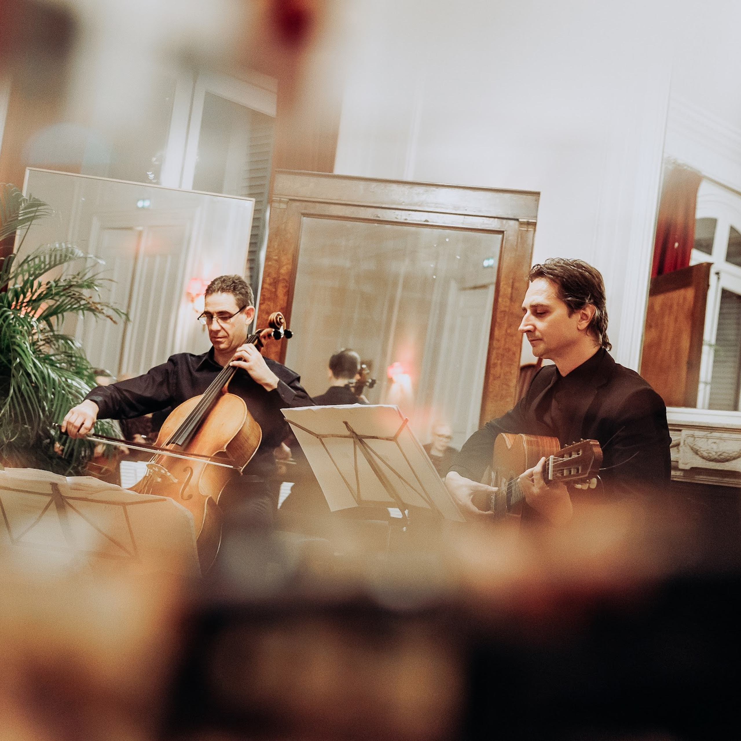Guitare & cello paracelsus duo. Photographe à Paris