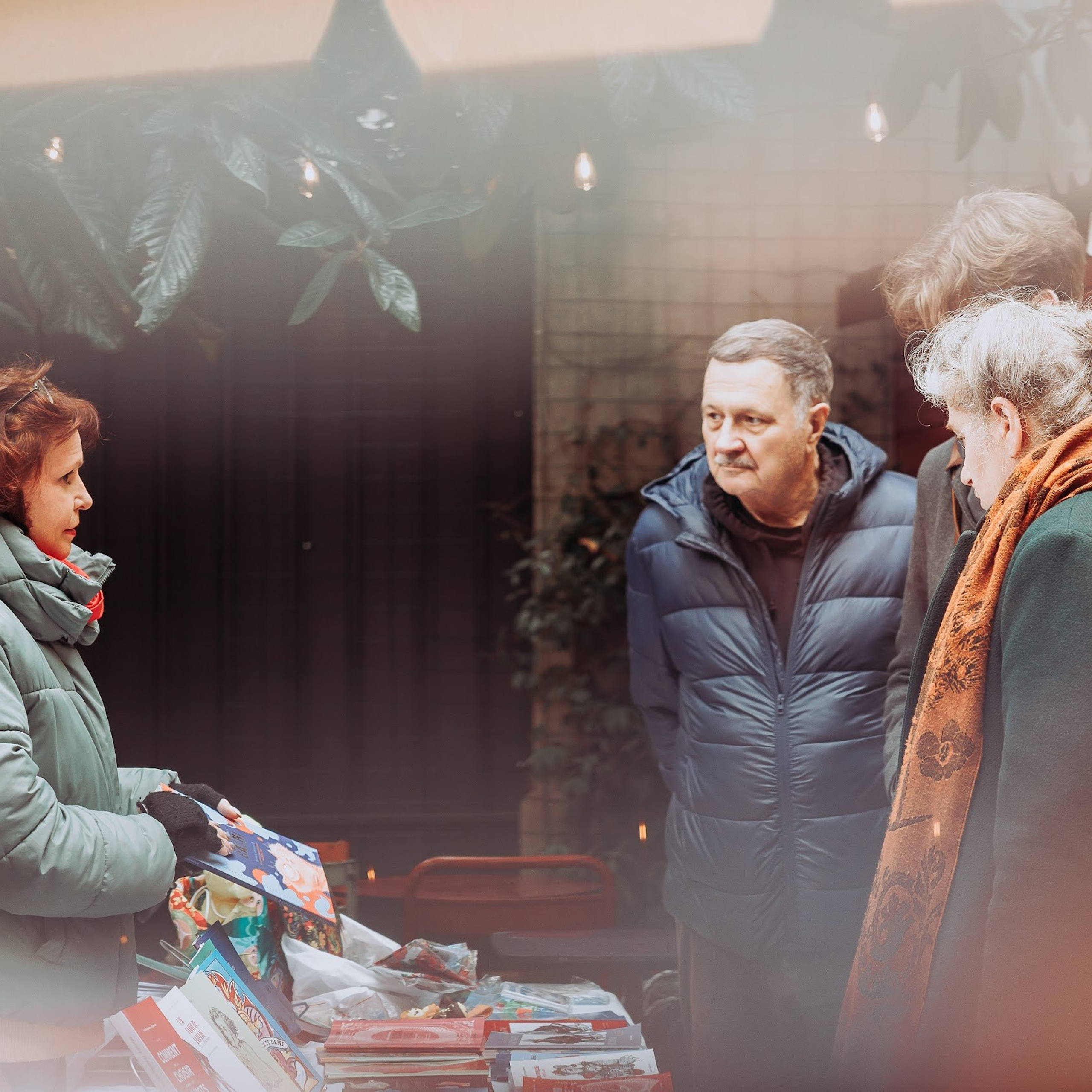 Un marché de Noël. Photographe à Paris