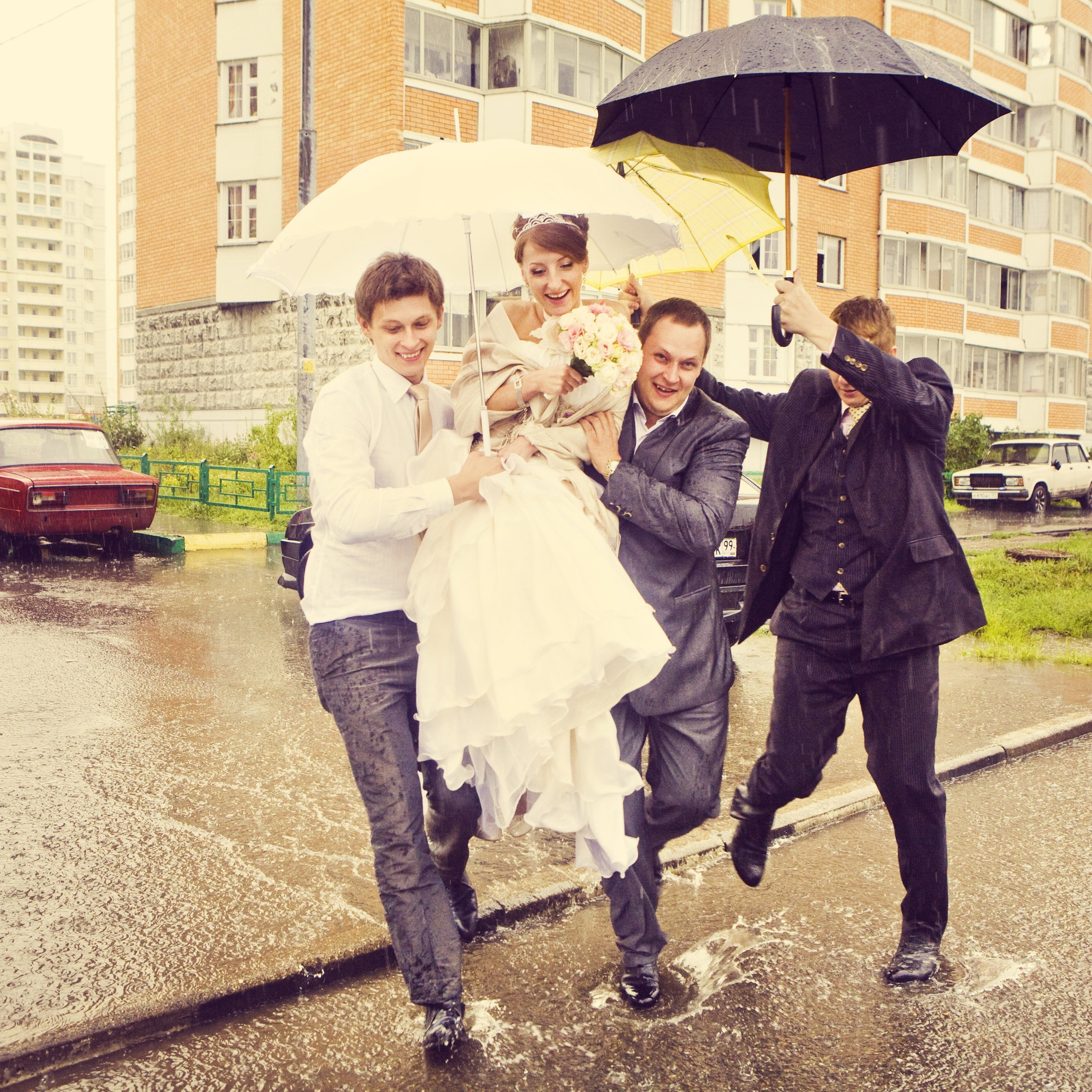 A mix of older weddings