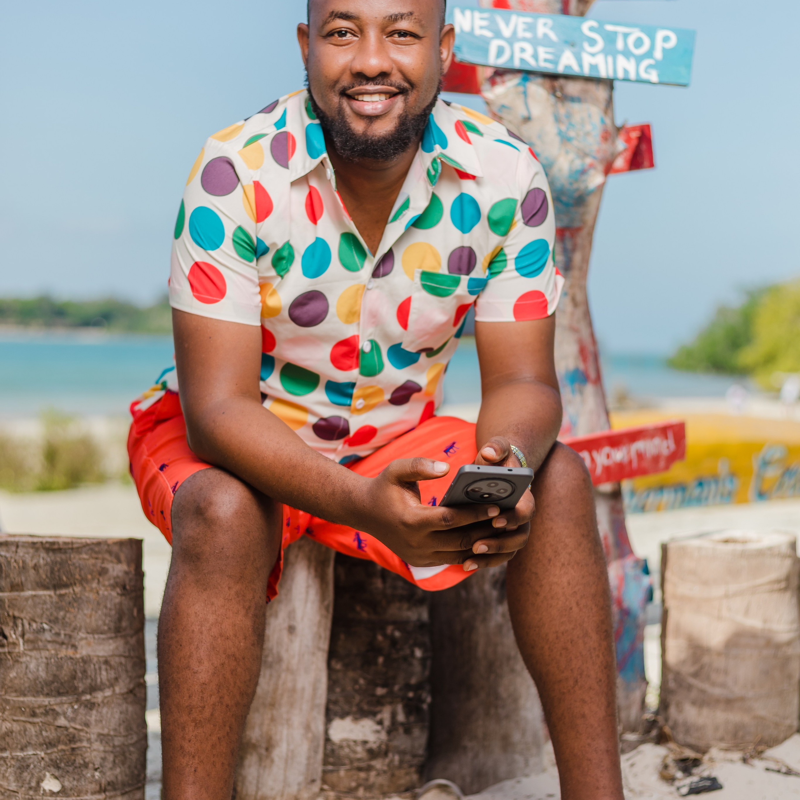 A creative consultant based in Mombasa, Kenya