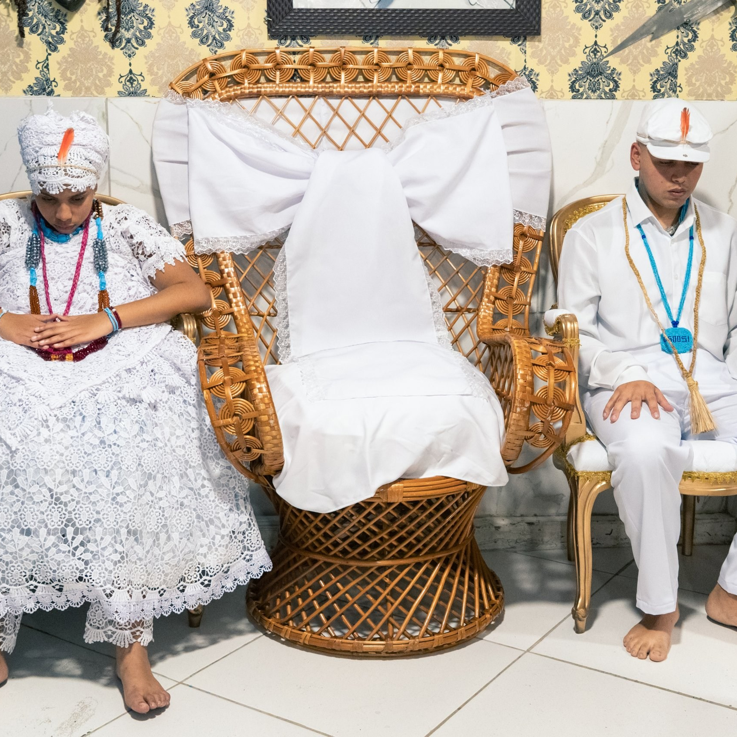 19/04/2025 — Iniciação Oloyê Pablo, Ajoyê Maria Júlia e Iyawo Arthur