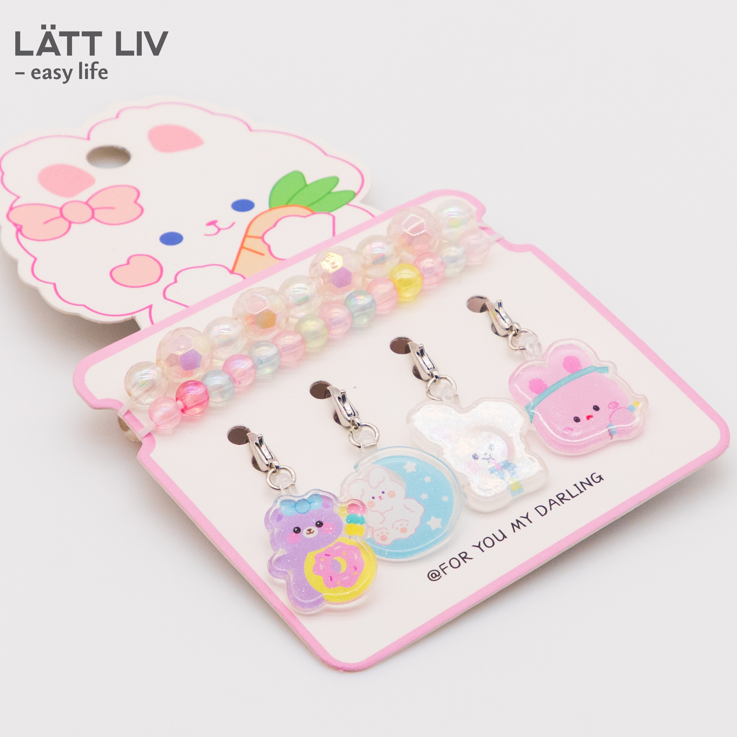 Брелки и резинки. LÄTT LIV