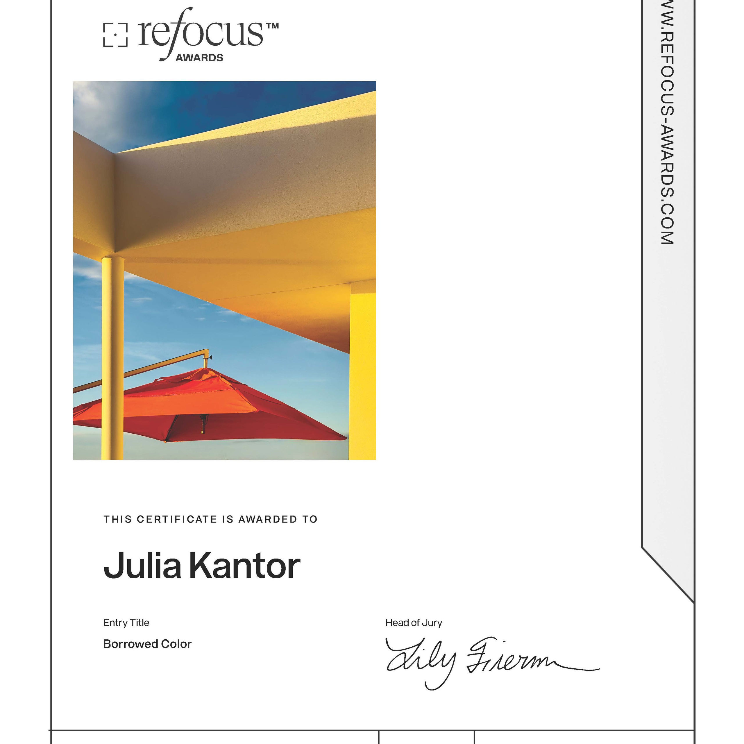REFOCUS. Julia Kantor | Architecture & Abstract Photographer