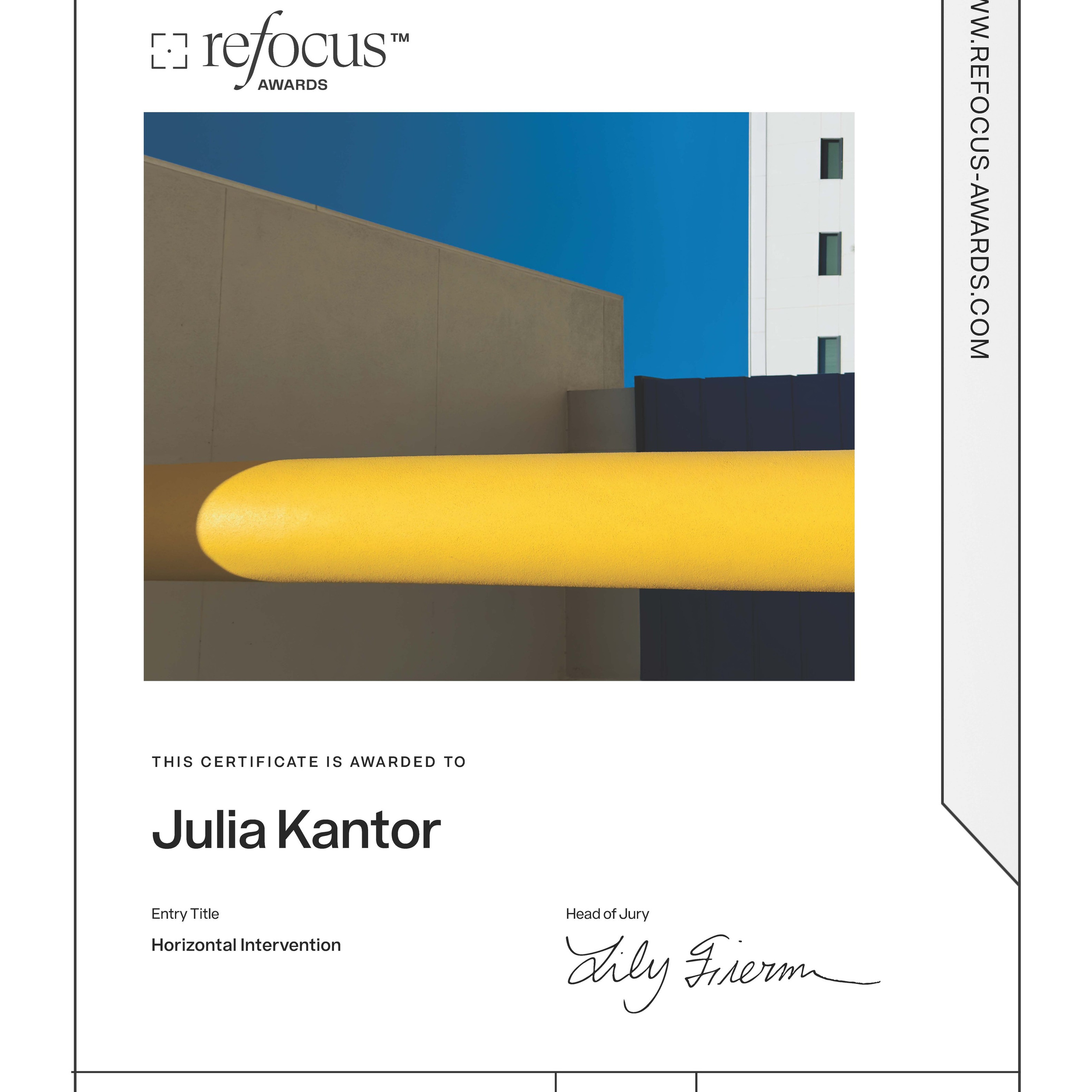 REFOCUS. Julia Kantor | Architecture & Abstract Photographer