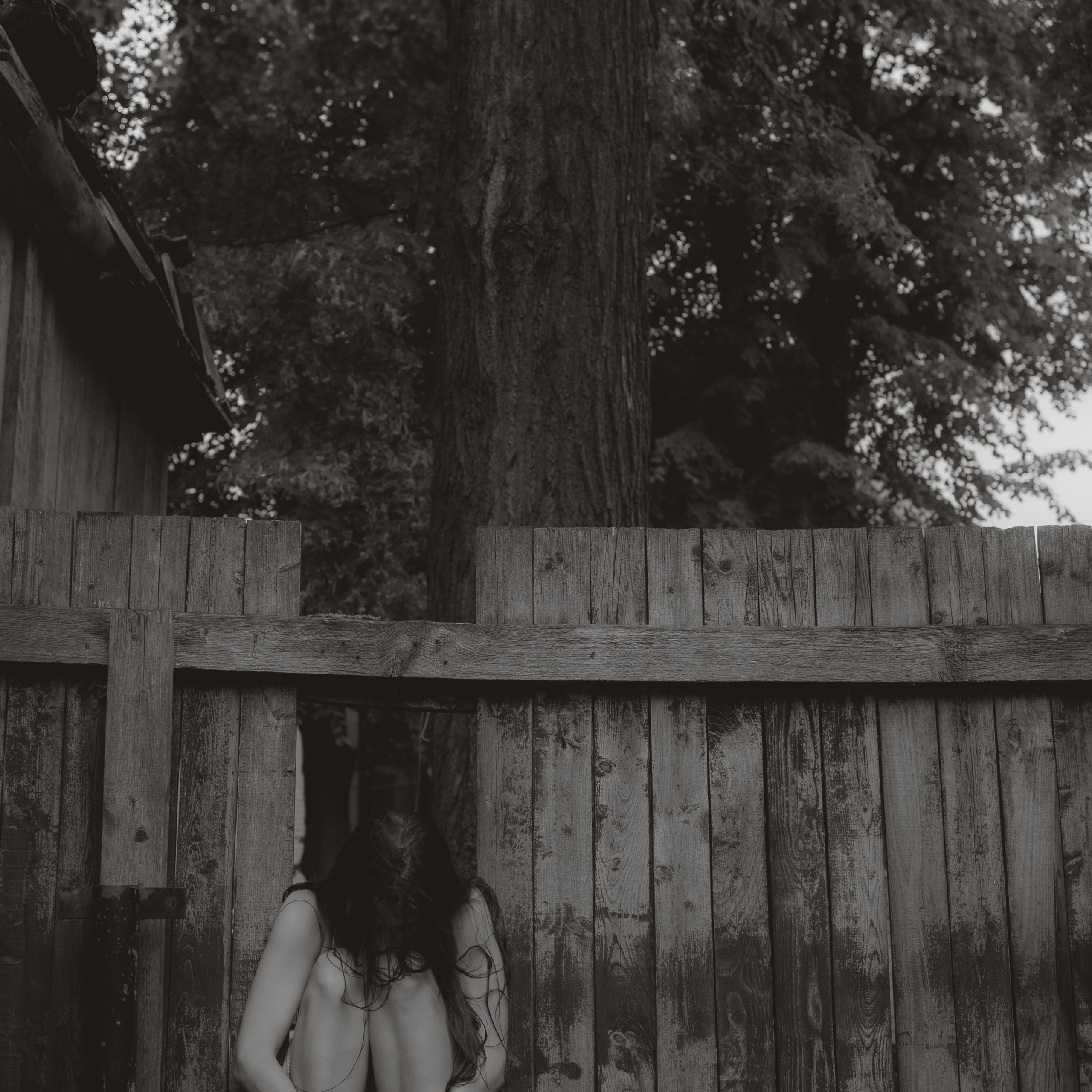 she steps past the edge