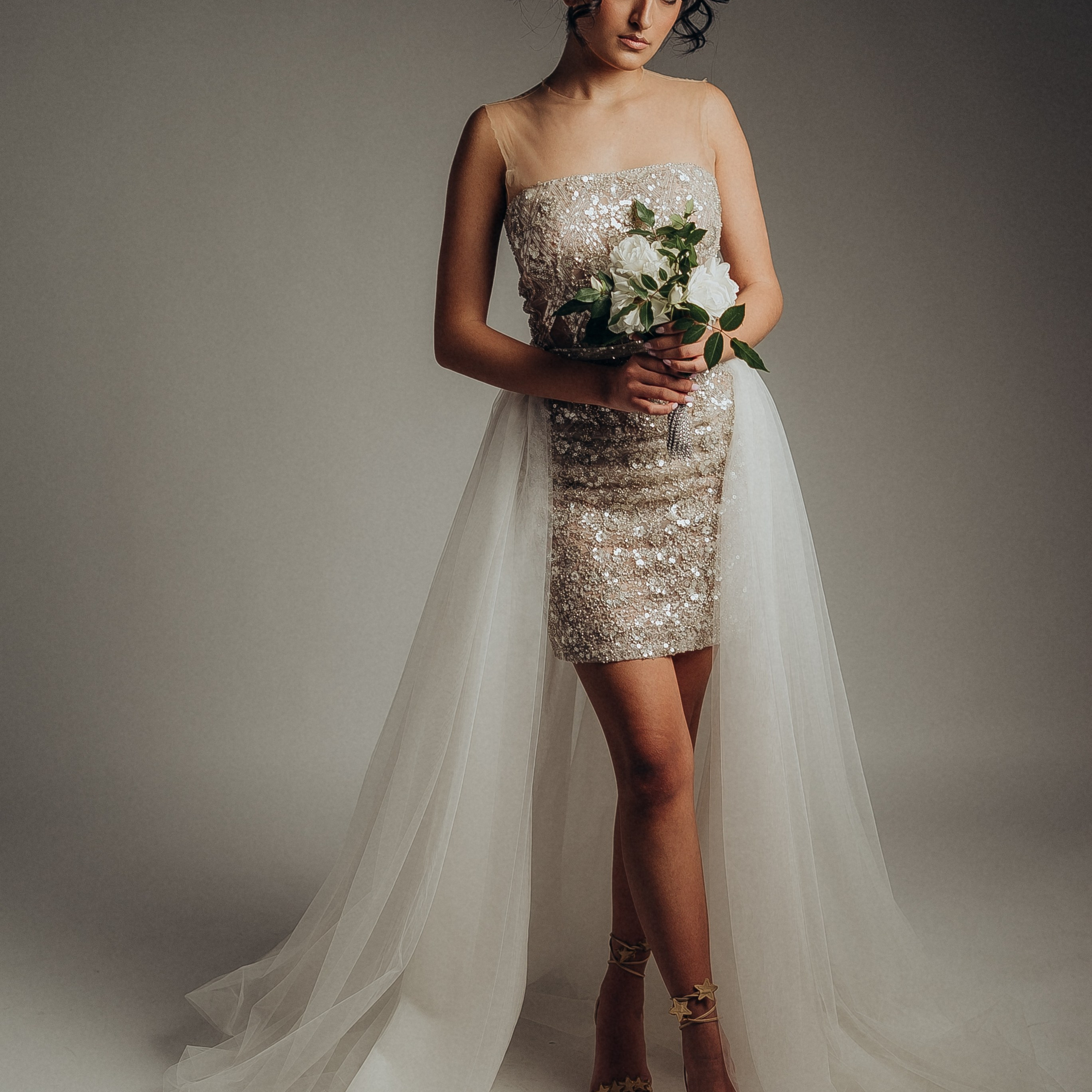 Съемка невесты в студии и ночью | Bride photography in the studio and at night