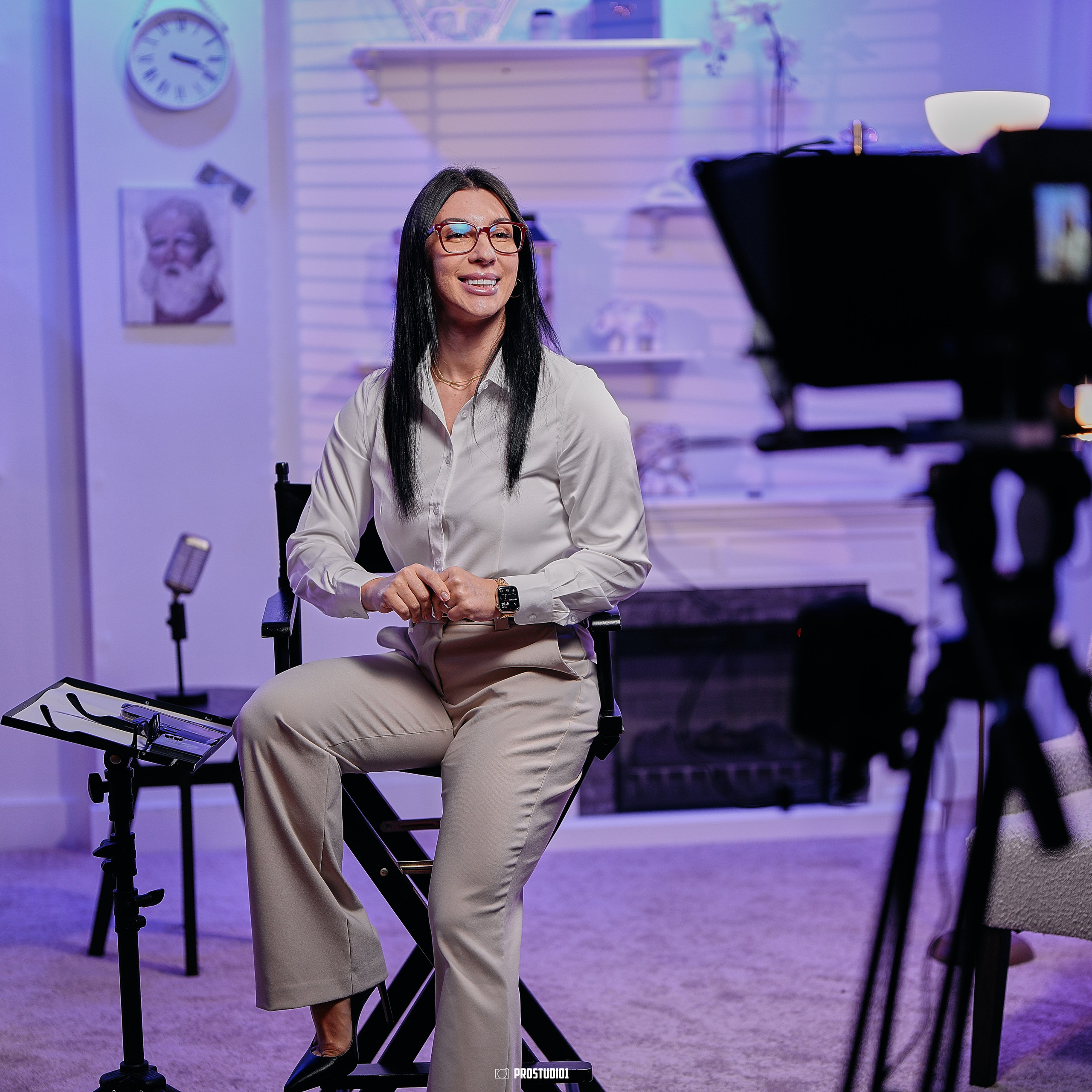 ZONE #3 — WHITE SET. Podcast & Photo Studio in Hollywood, FL | ProStudio1