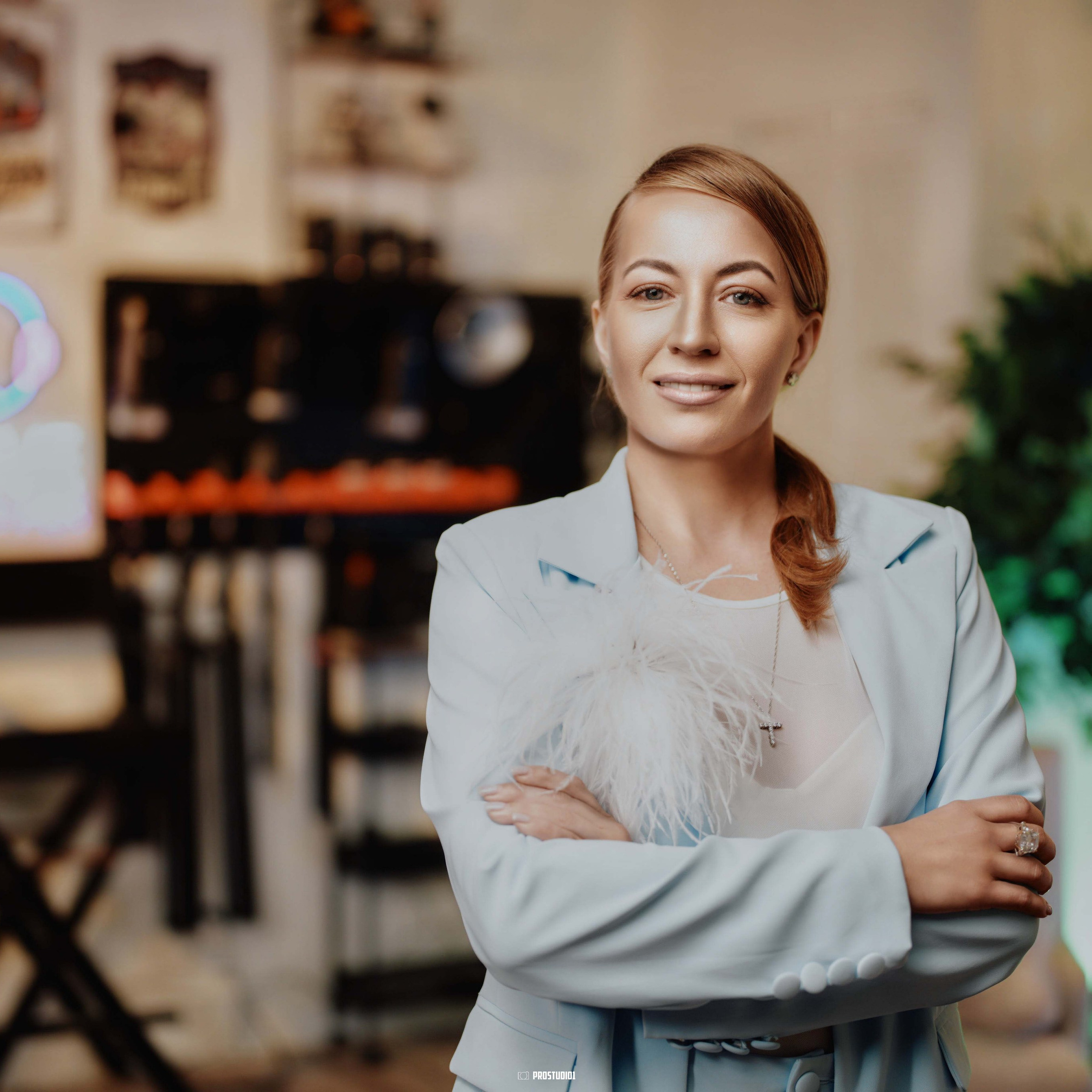 Personal branding photo in a creator studio at ProStudio1 Hollywood, Florida — ideal for entrepreneurs, coaches, and business owners near Miami.