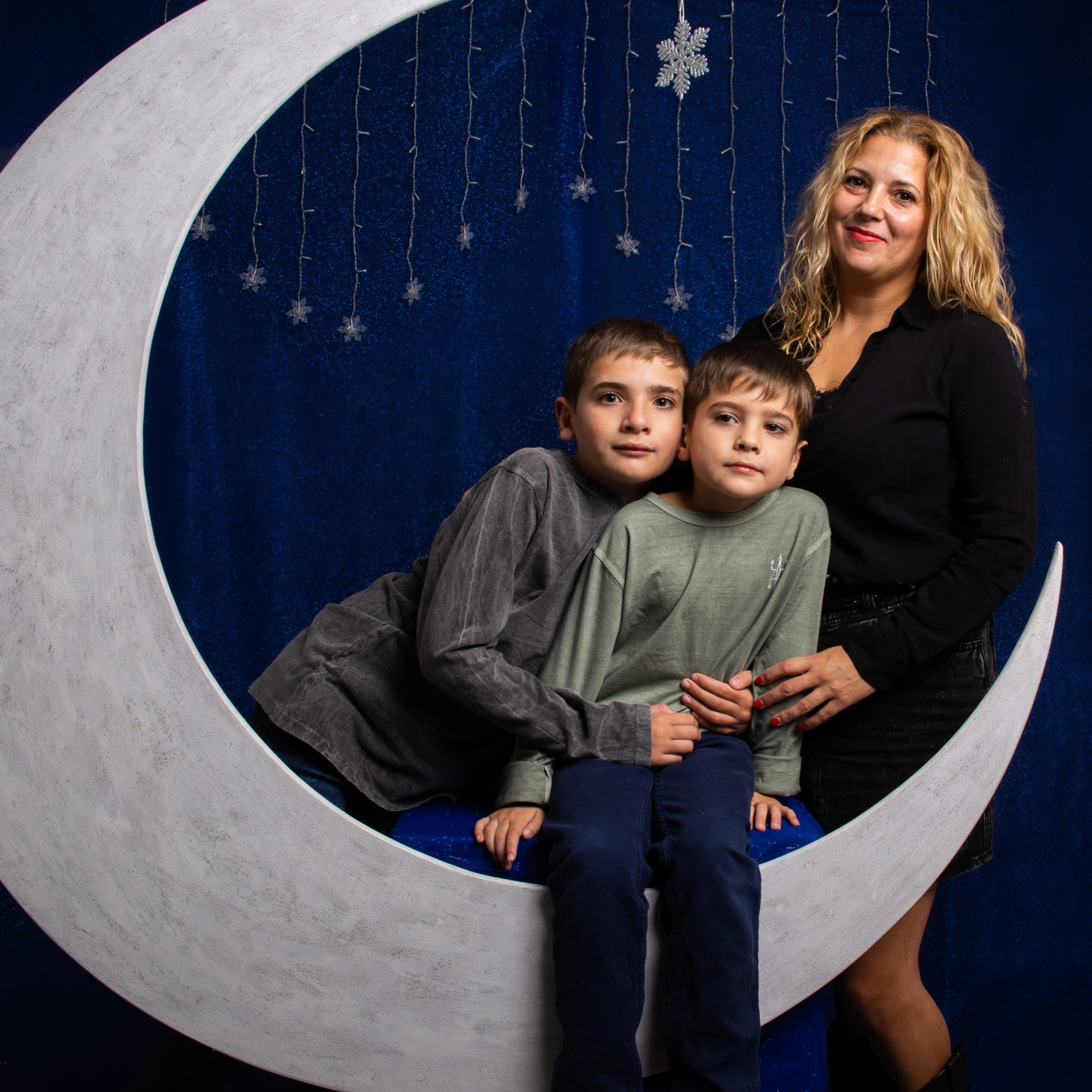 Navidad 2022. Alba con niños