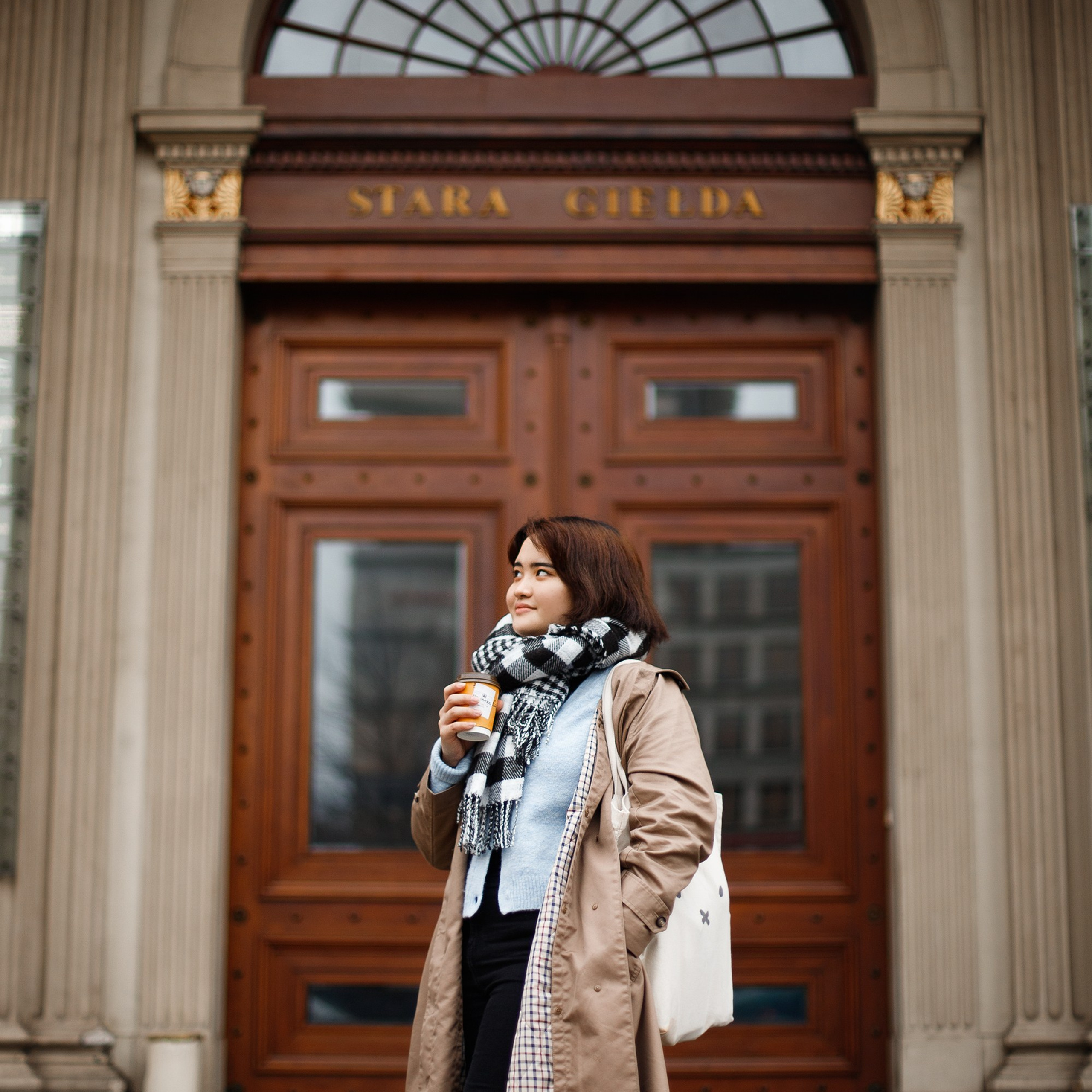 Misaki at christmas market