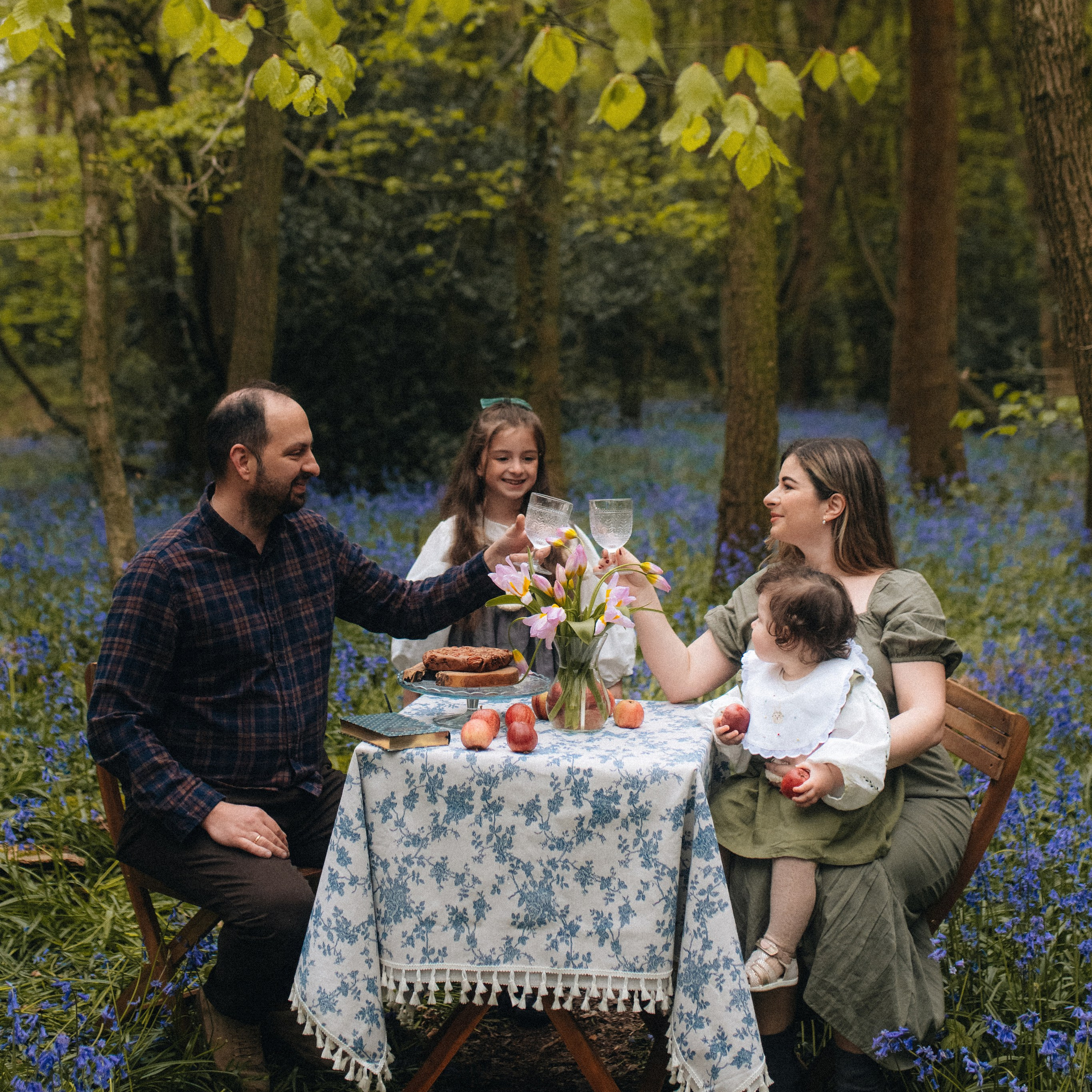Bluebell family session