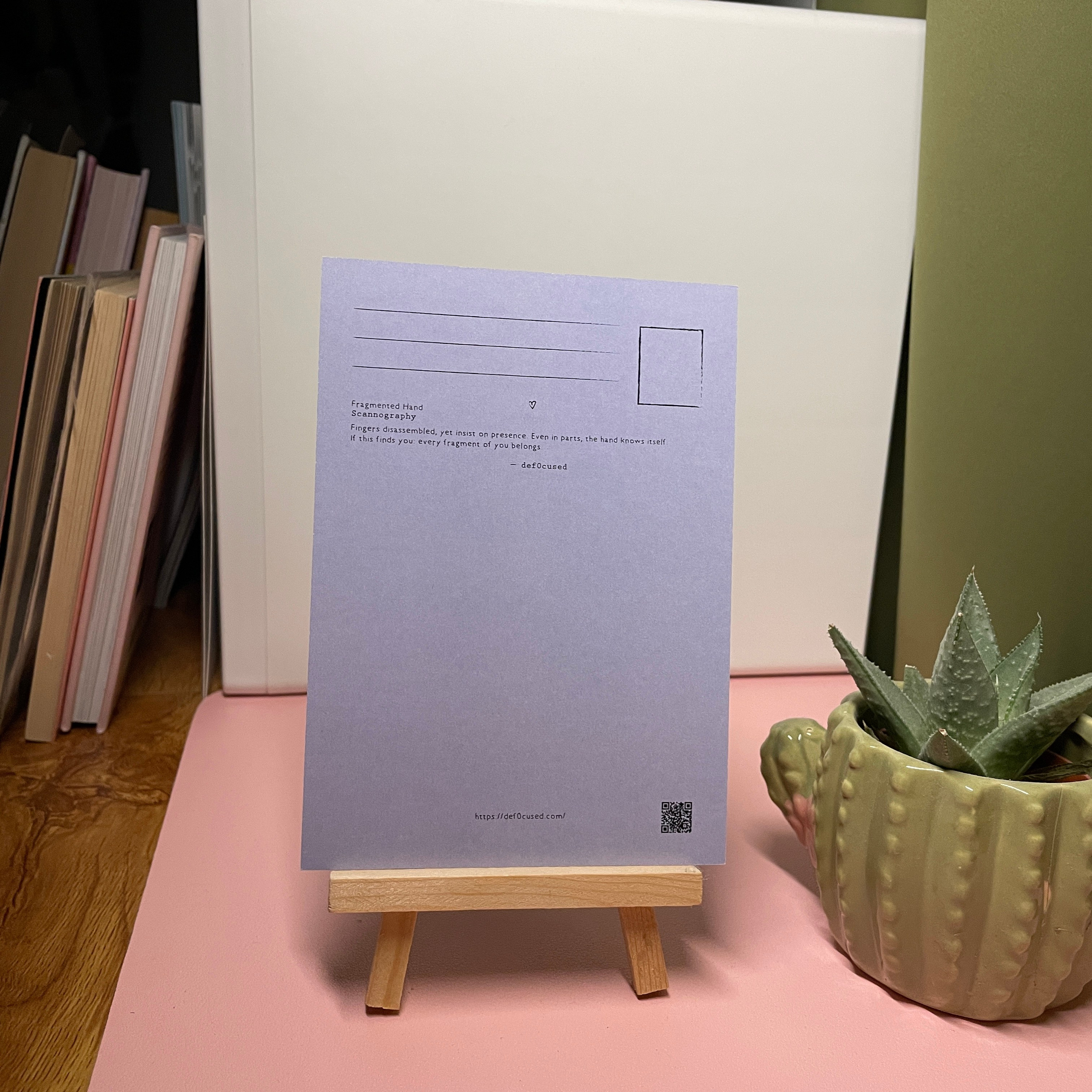 FRAGMENTED HAND miniature art print. Lifestyle & Documentary Photography in Bristol, Bath & London — def0cused