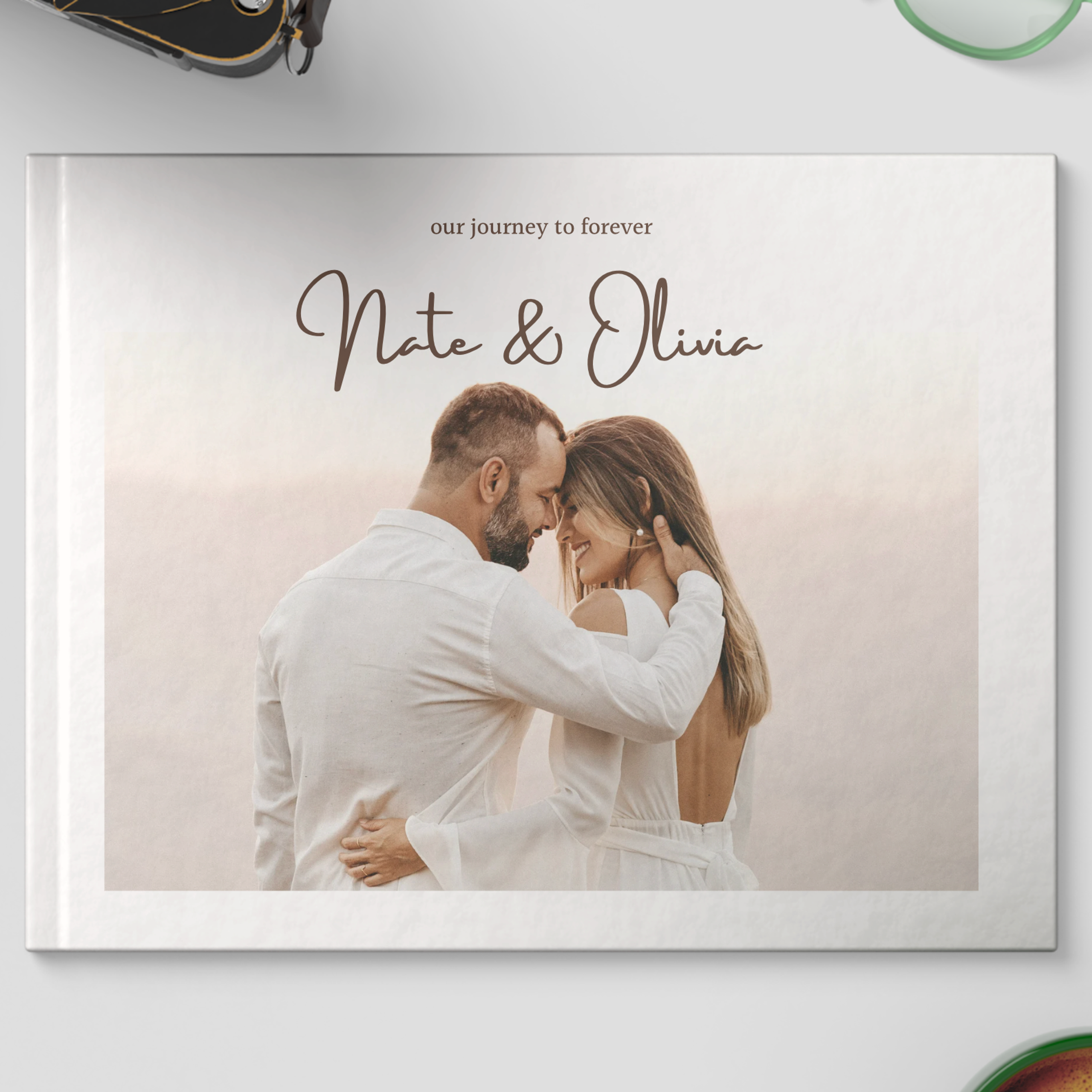 Hardcover Wedding book
